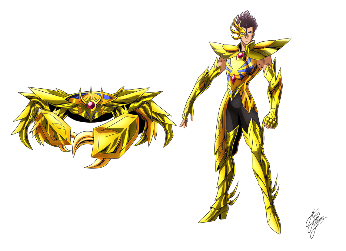 GOLD SAINT CANCER Ω