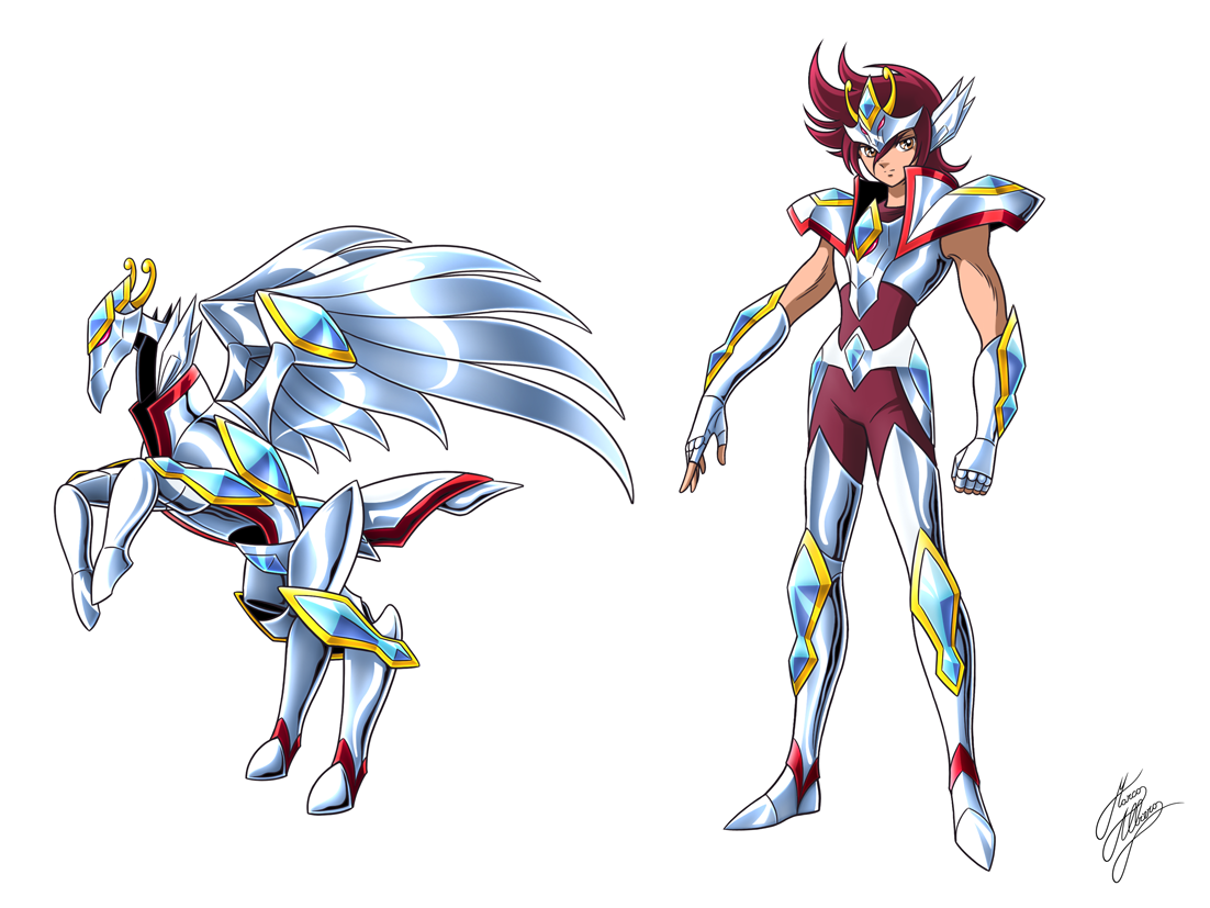 BRONZE SAINT PEGASUS Ω