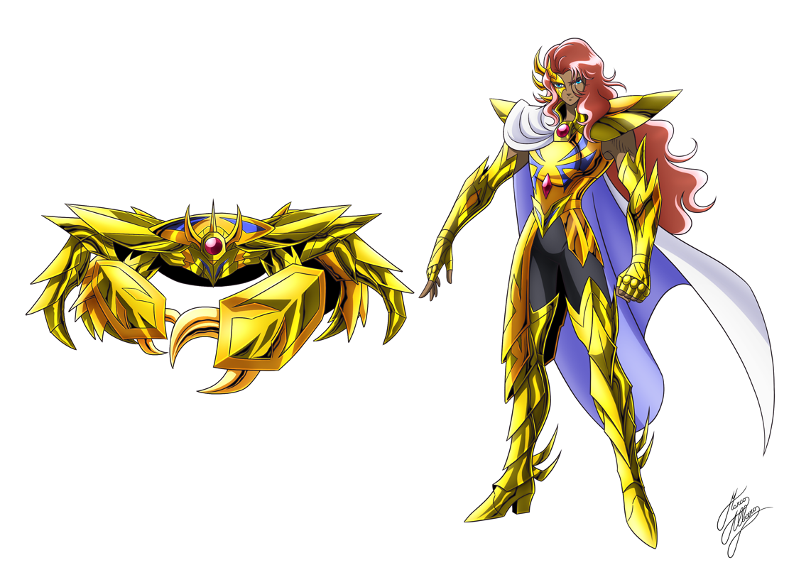 GOLD SAINT CANCER Ω