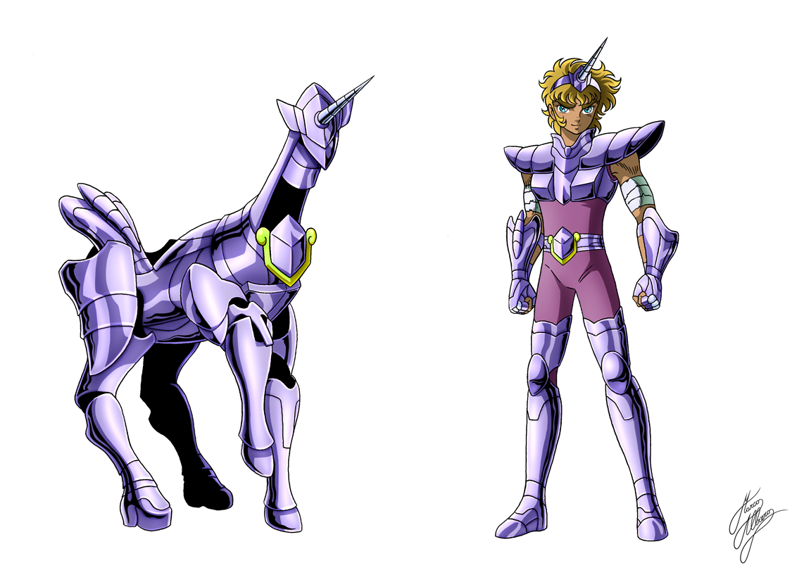 BRONZE SAINT UNICORN