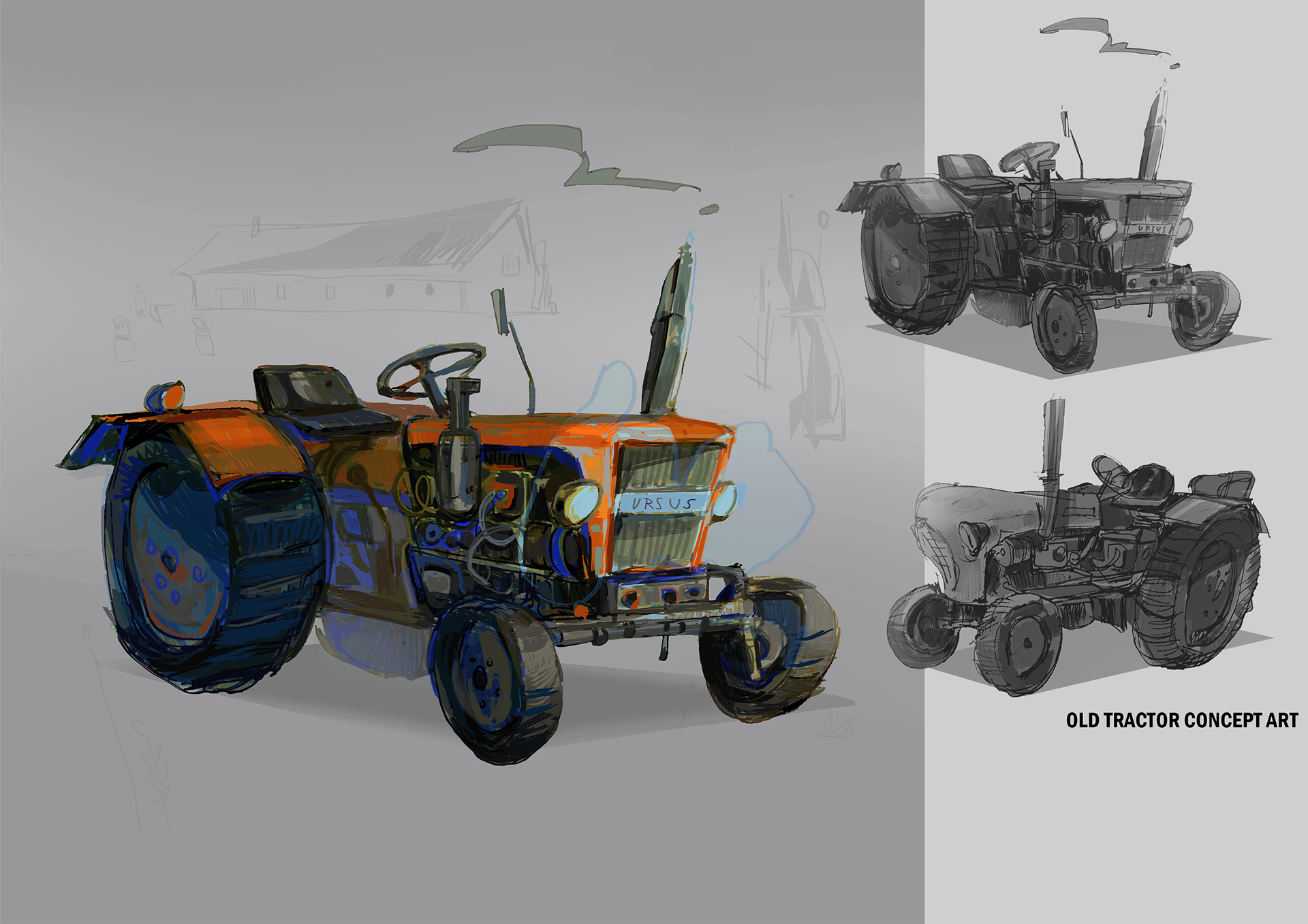 OLD TRACTOR CONCEPT ART (2022)