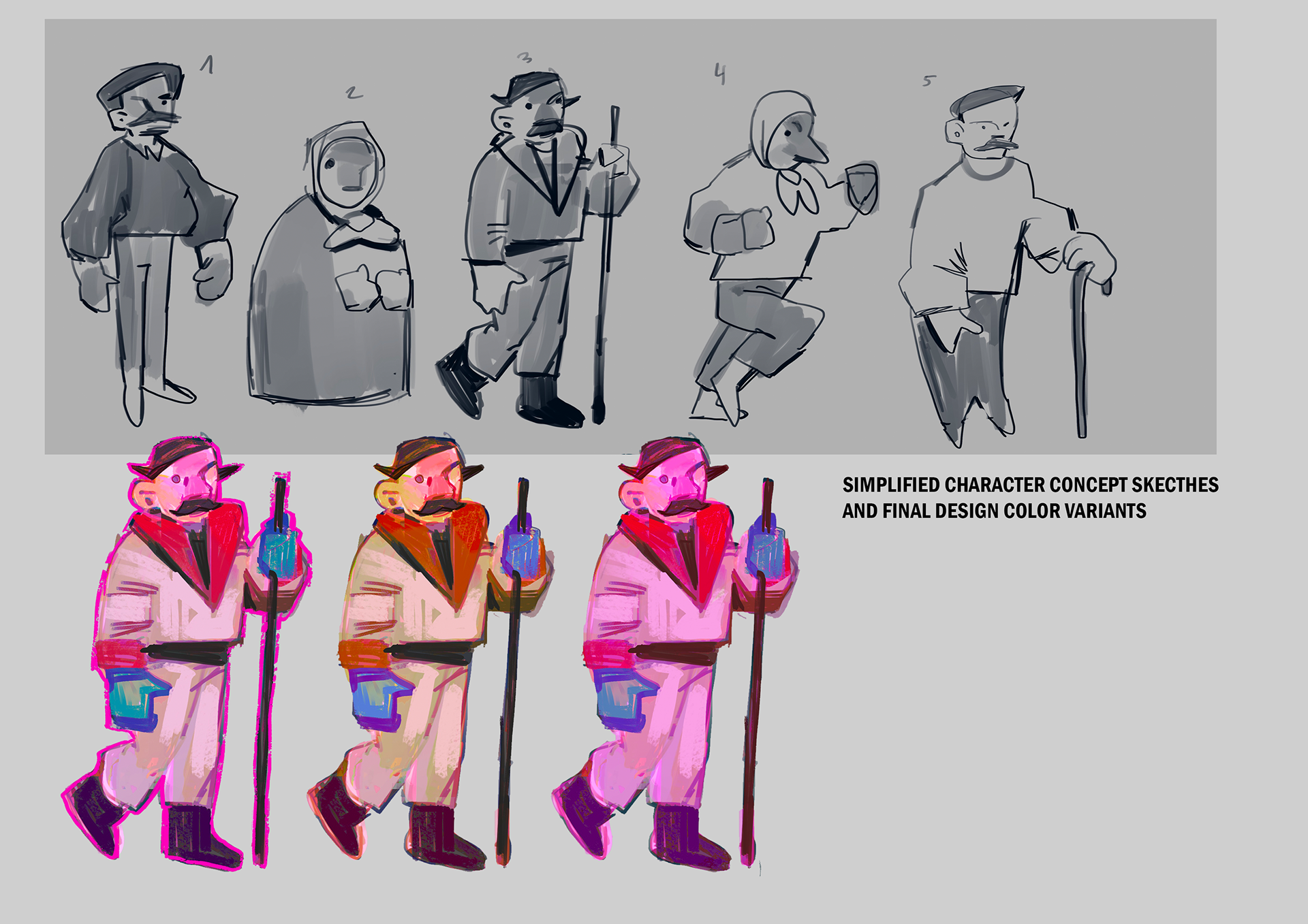 SIMPLIFIED PLATFORMER CHARACTER ART (2022)