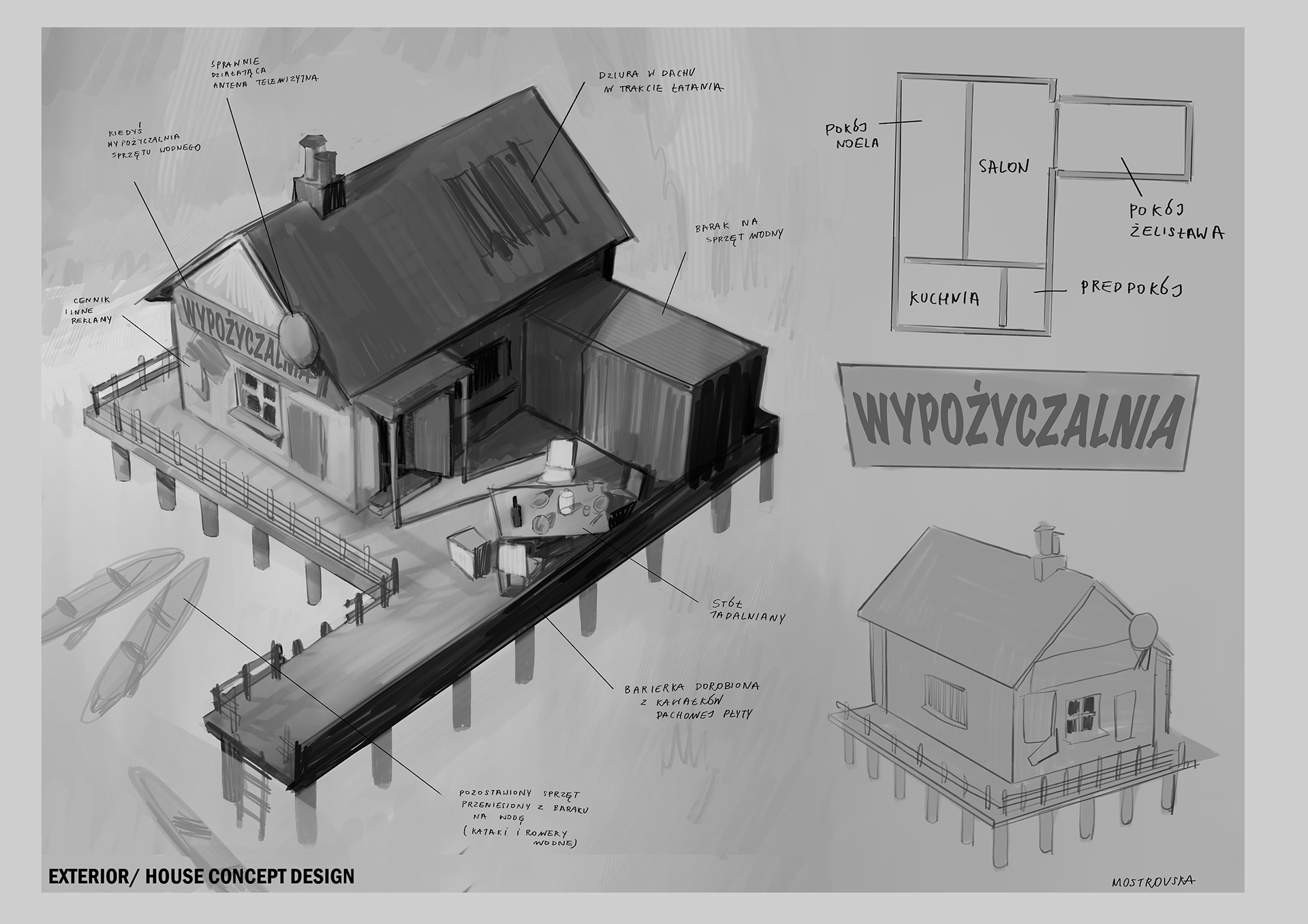 SMALL HOUSE ON THE WATER CONCEPT EXTERIOR (2021)