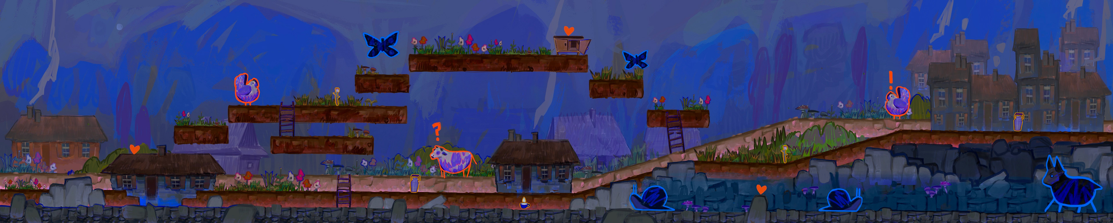 2D PLATFORMER LEVEL MOCK-UP (2022)