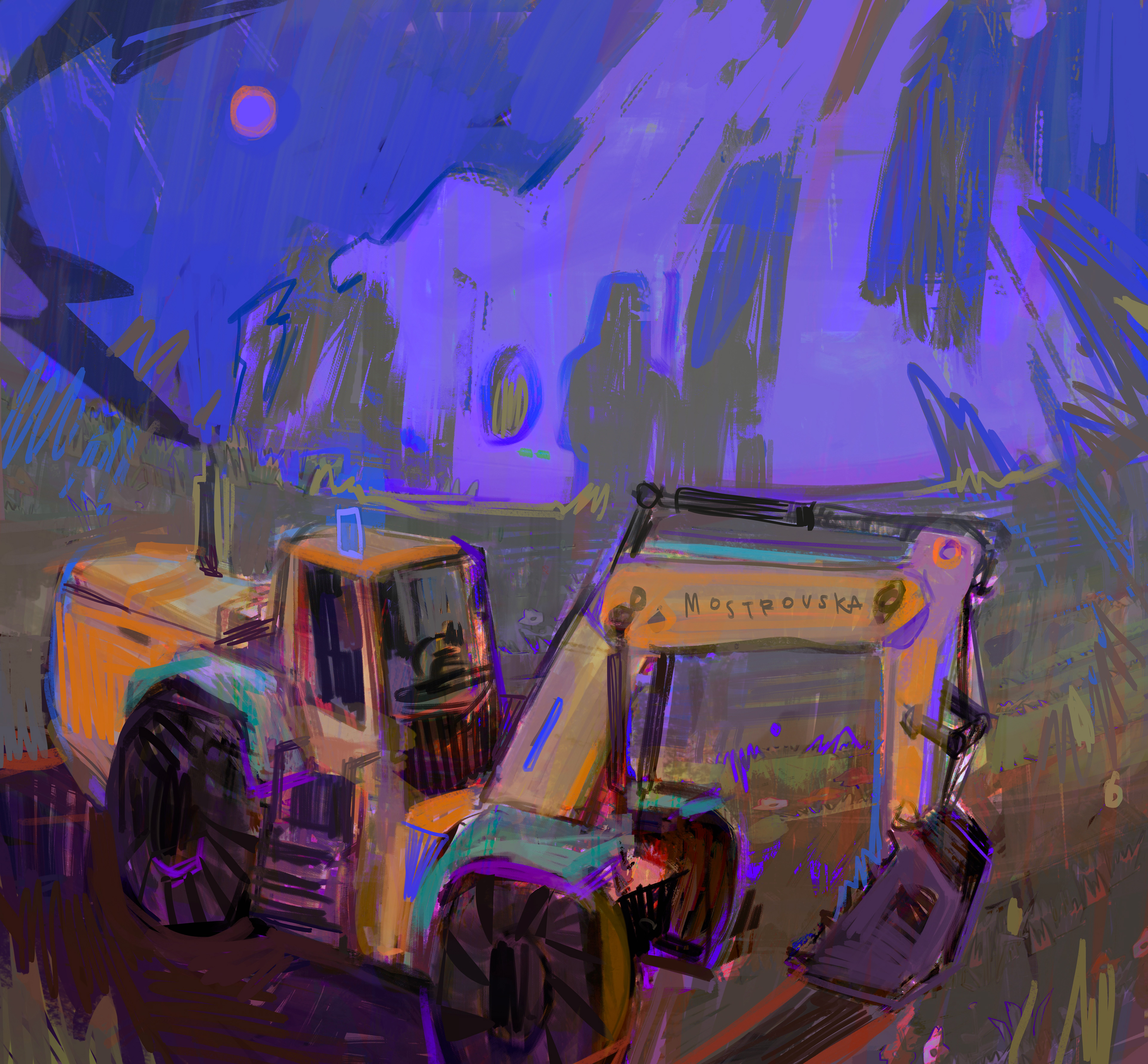 EVENING EXCAVATOR (2021)