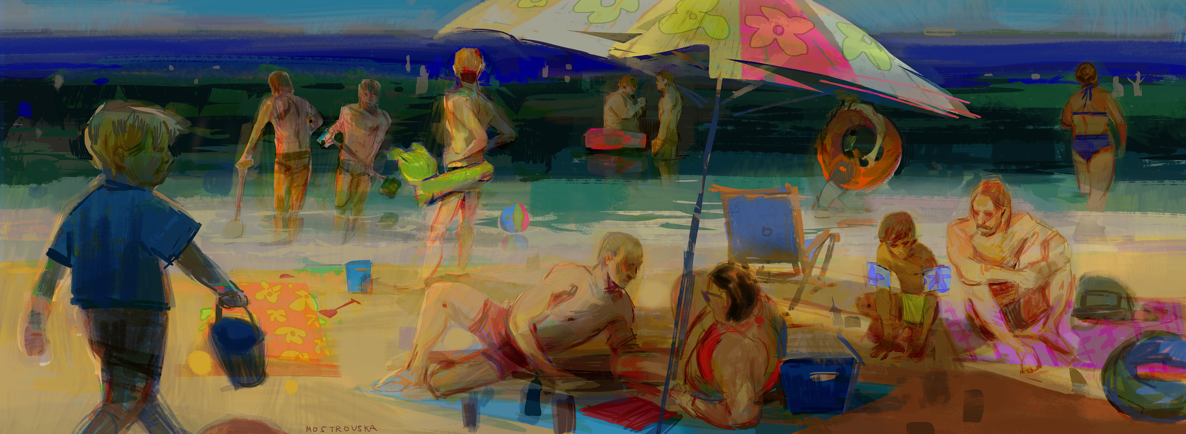 BEACH SCENE (2022)