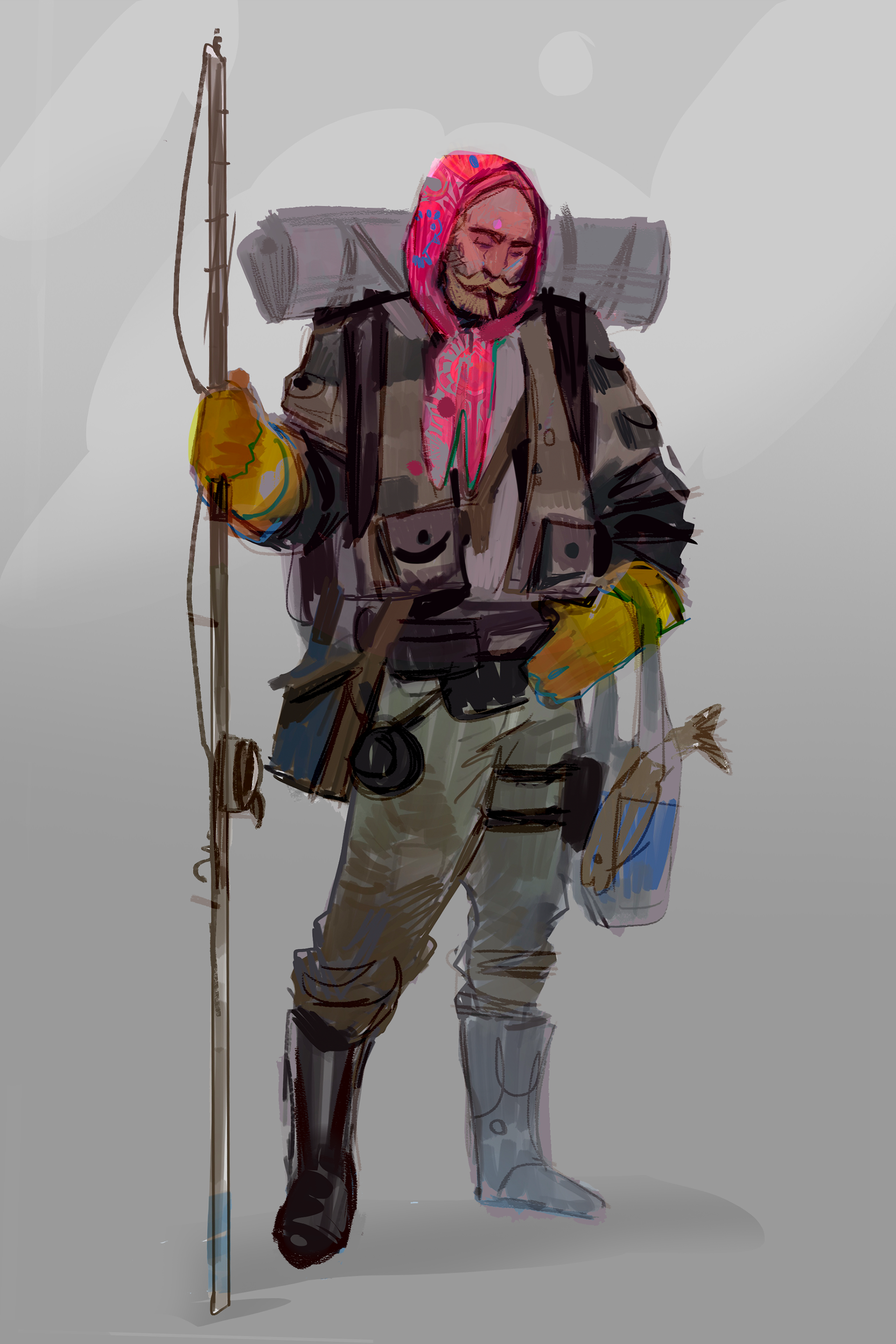 FISHERMAN CHARACTER- EVERYDAY OUTFIT CONCEPT (2021)