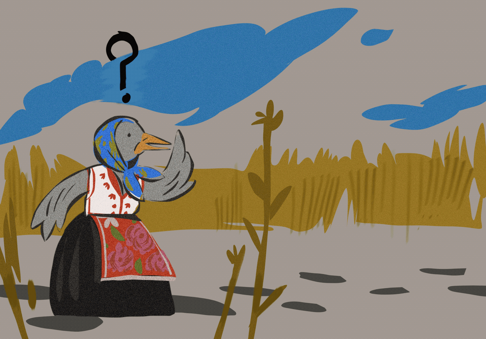 STYLIZED 2D PLATFORMER GAME CHARACTER CONCEPT ART- IDLE (2022)