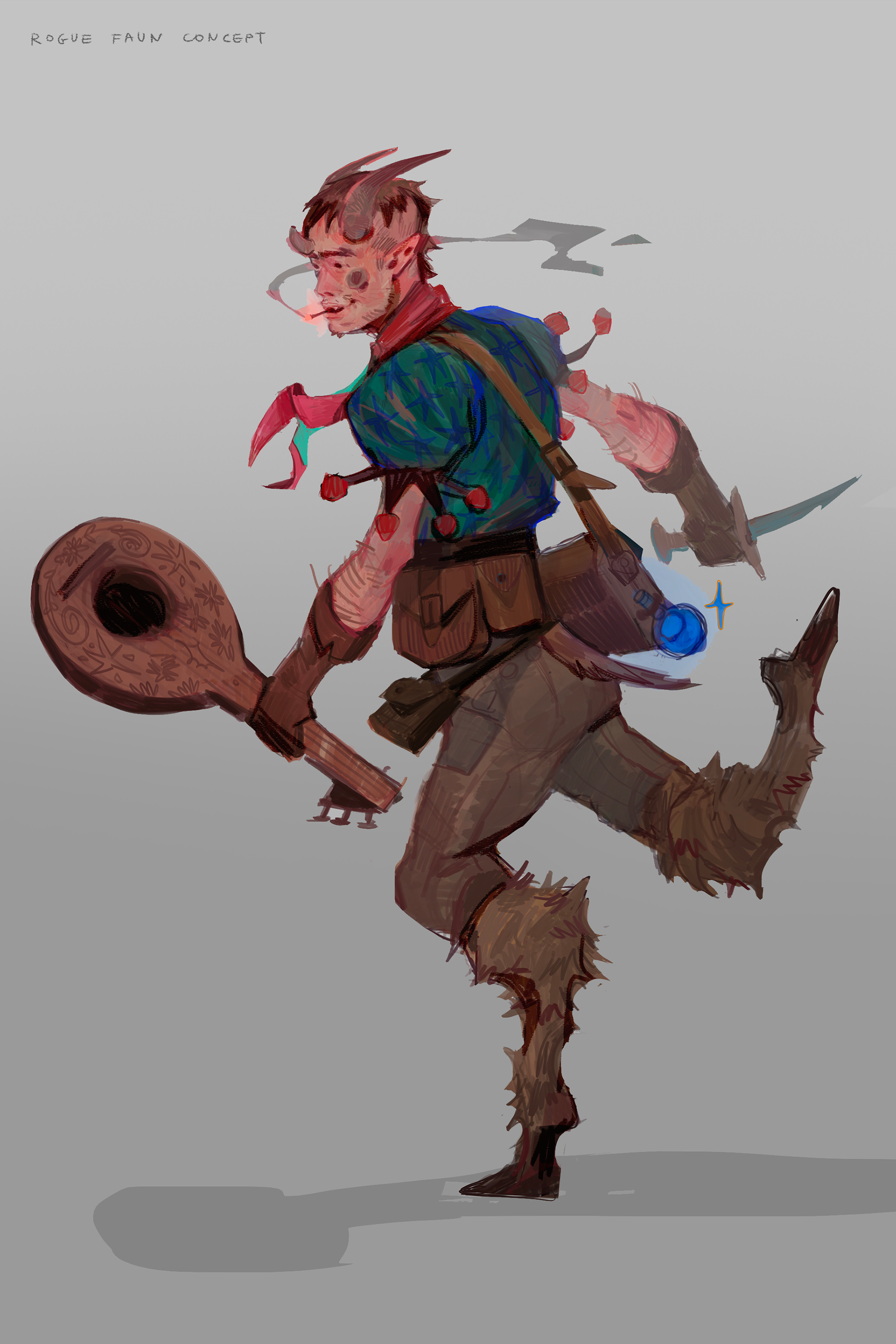 ROGUE FAUN CHARACTER CONCEPT ART (2021)