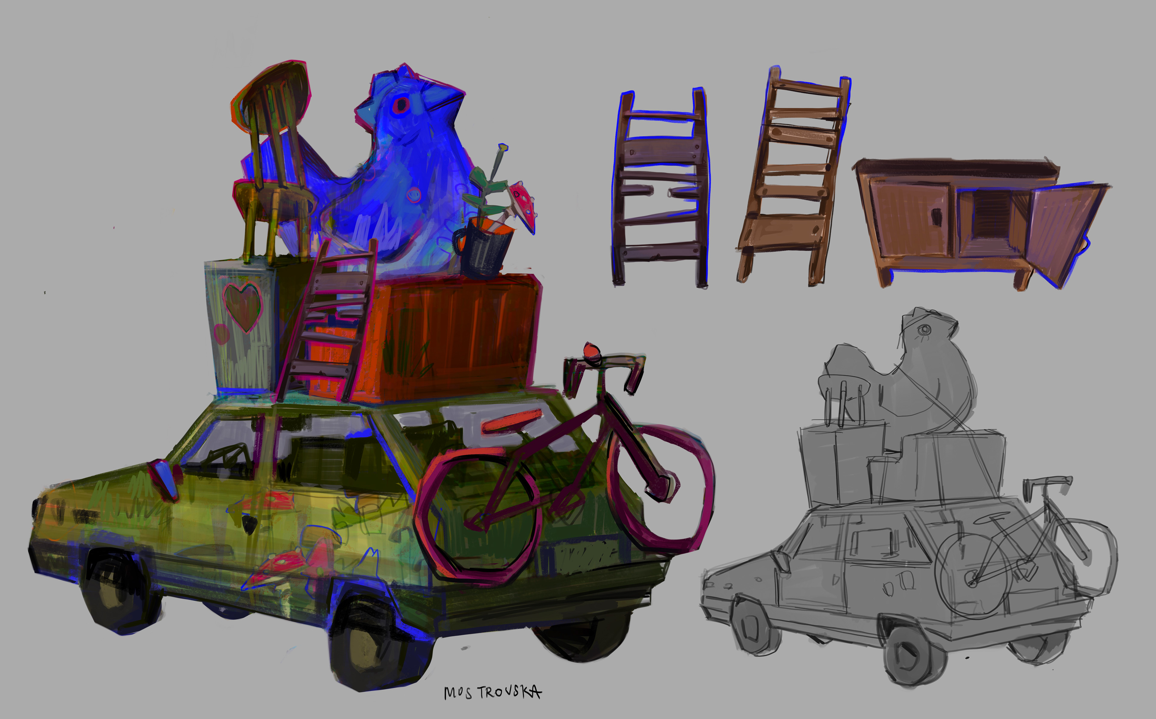 OVERLOADED CAR DESIGN (2022)