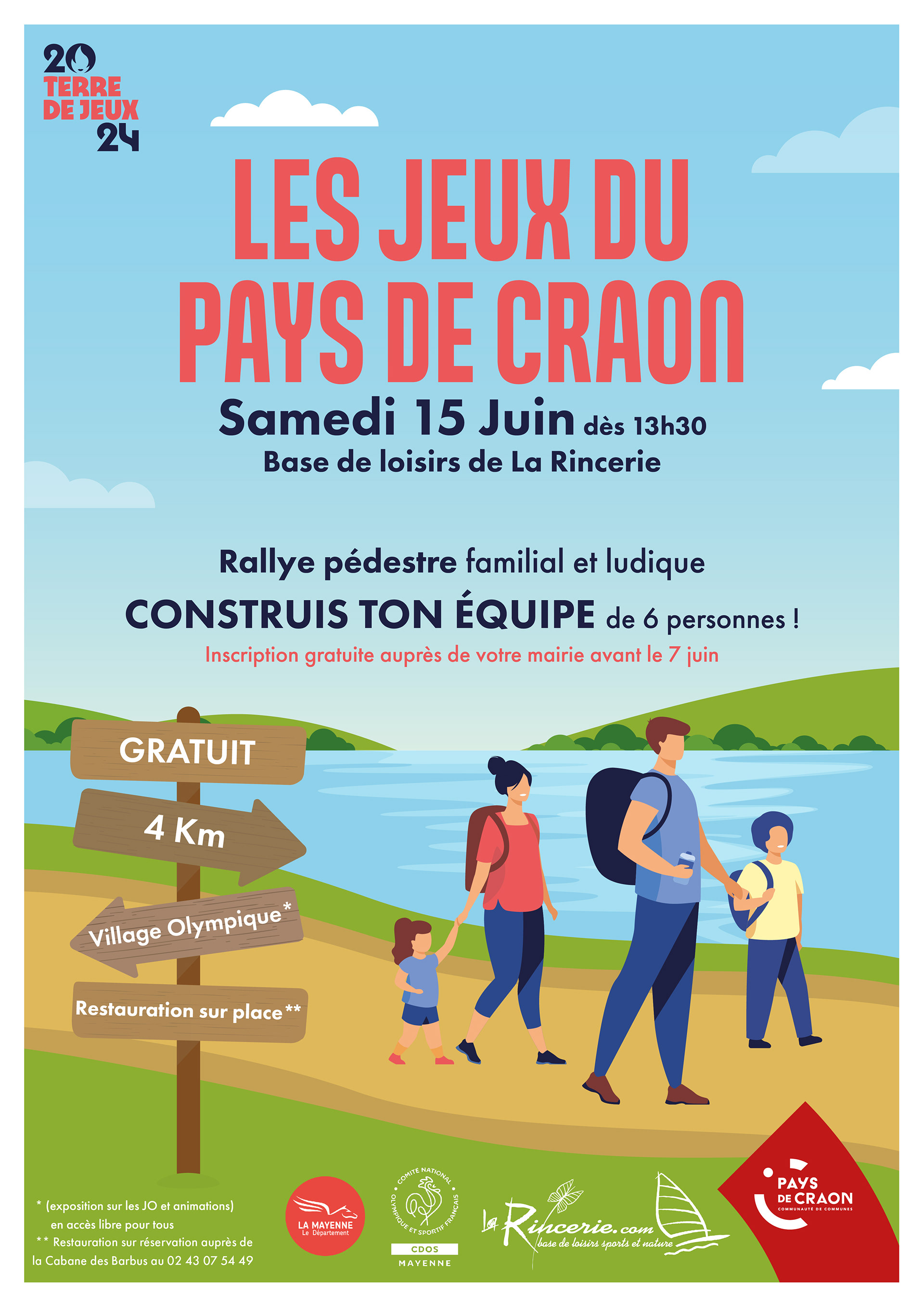 Affiche "Les Jeux du Pays de Craon"