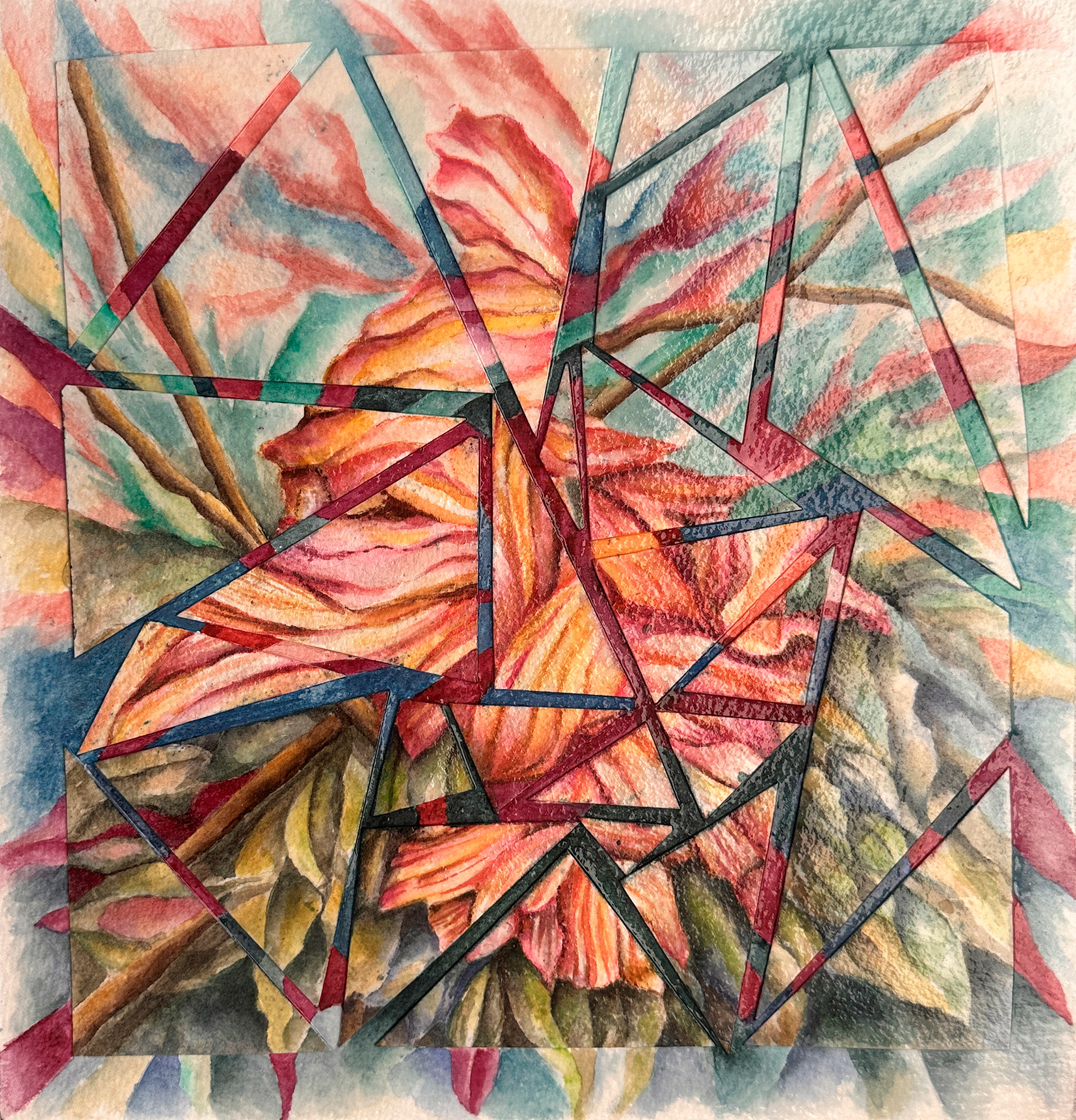 Hibiscus Cut Up