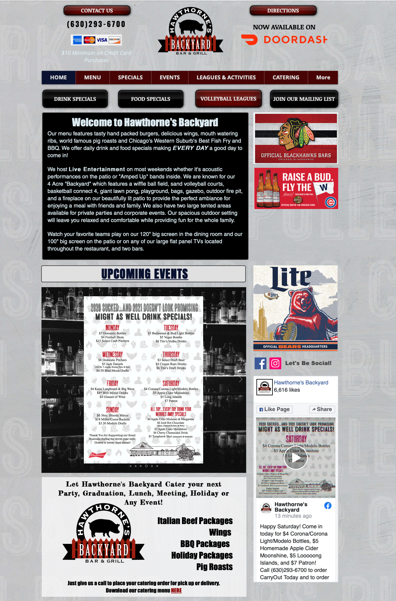 Hawthorne's Backyard Website