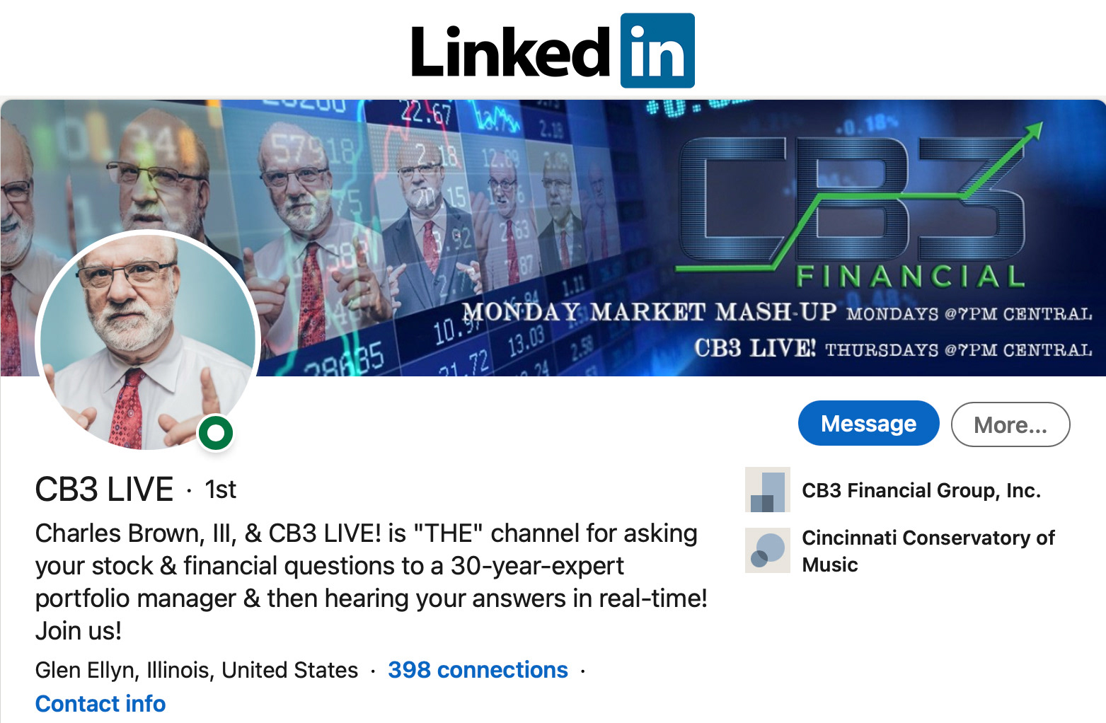 LinkedIn Header and Profile Picture