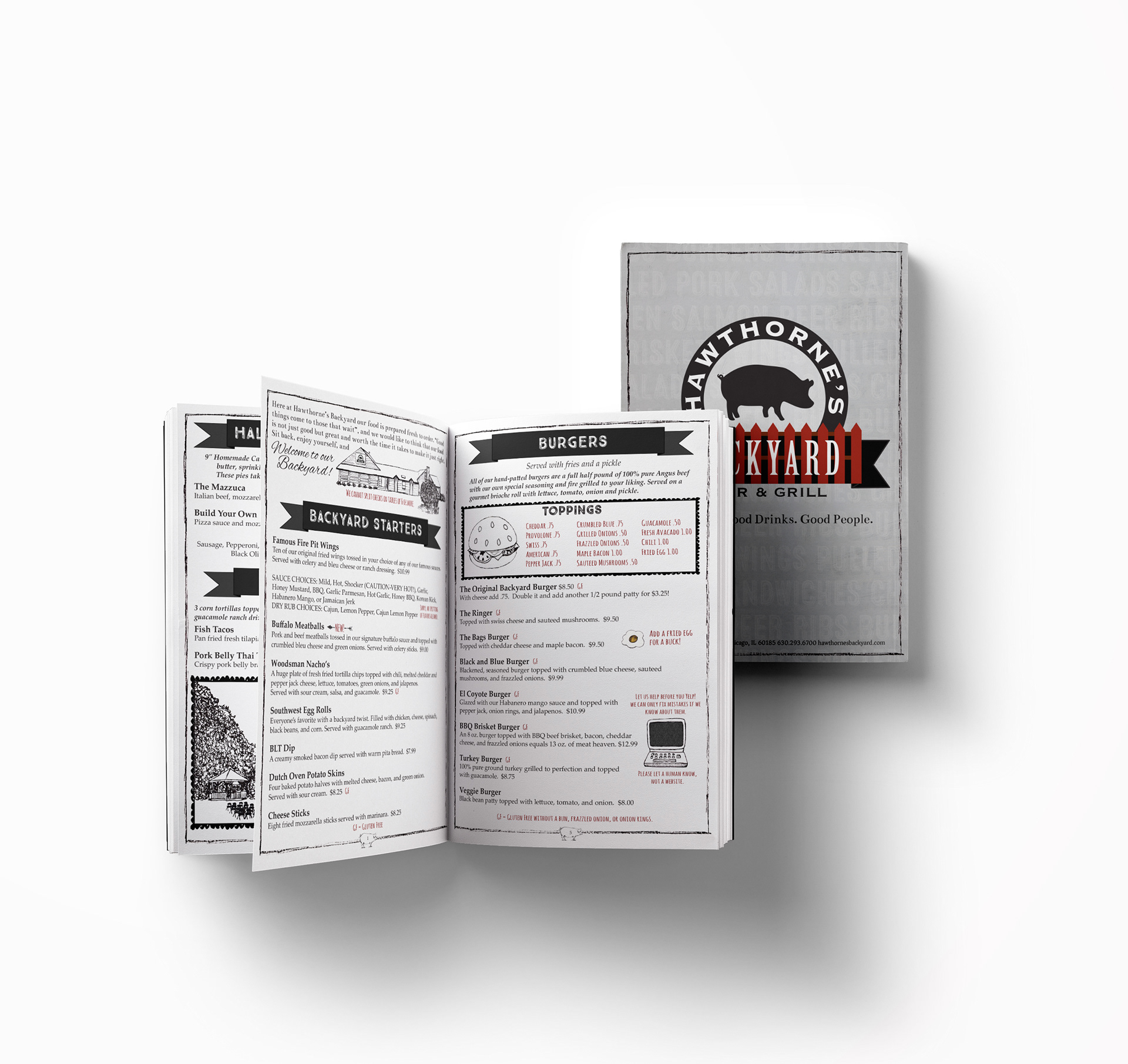 12 Page Menu