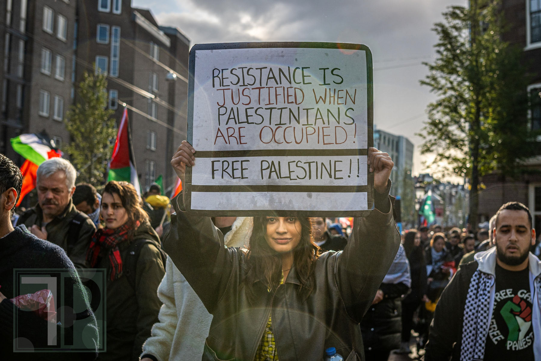 October 22, 2023 - Solidarity With Palestine March, Amsterdam, the Netherlands