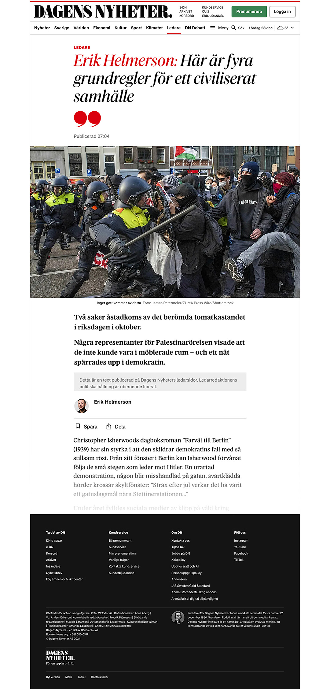 DN.se - December 28, 2024