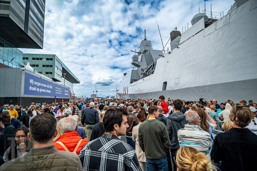 Amsterdam SAIL, a once-in-every-five-year event, attracts tens of thousands of visitors.
