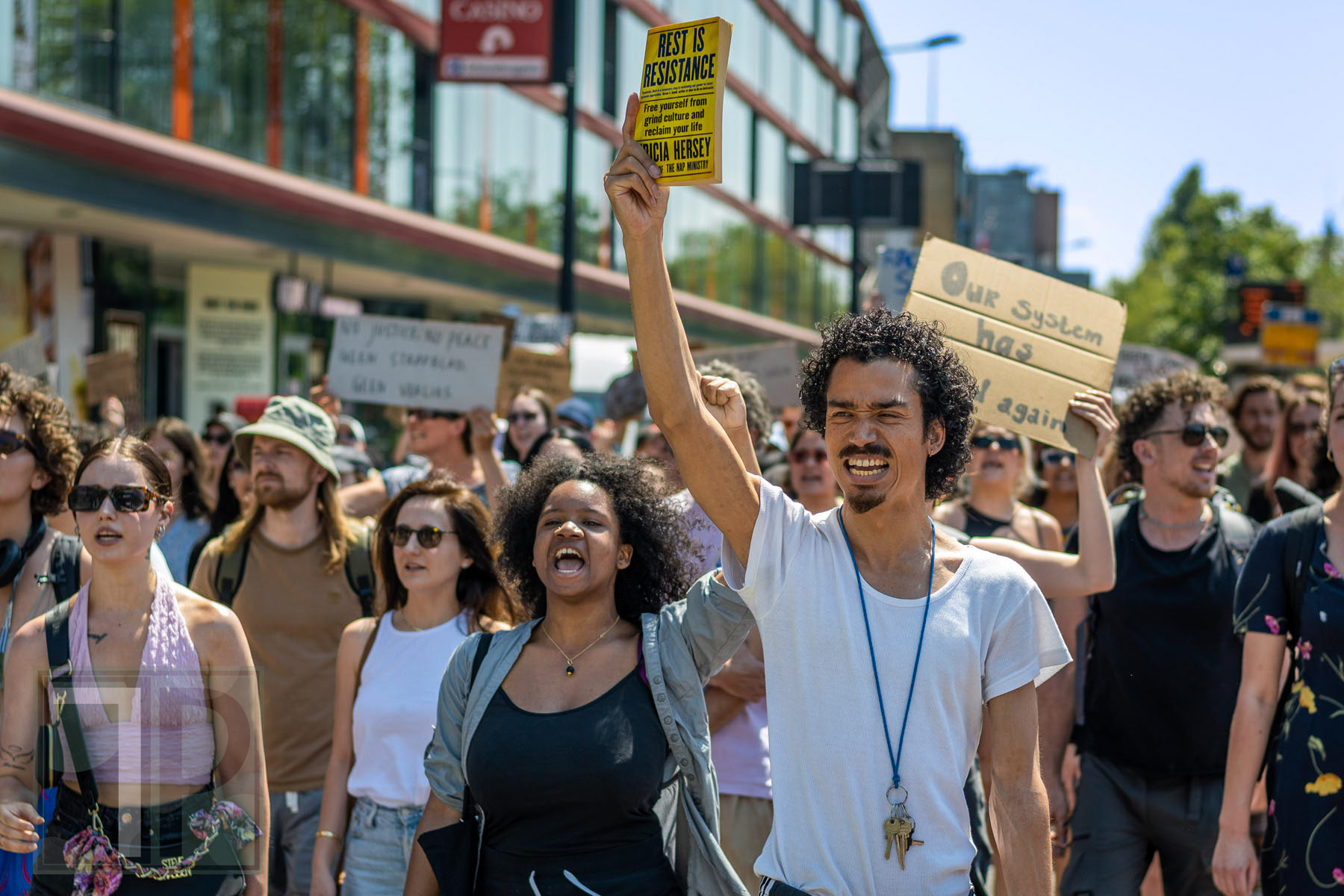 June 10, 2023 - Demonstrators Remember The Death of Sanda Dia - Who Was Killed During A Fraternity Hazing in Belgium - Rotterdam, the Netherlands