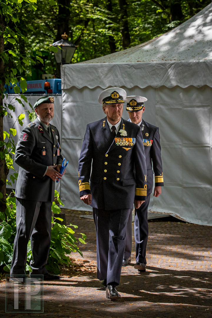 Dutch King Willem-Alexander joins the Veterans Day festivities, including a ceremony to award various recipients the Dutch Peace Operations Medal.