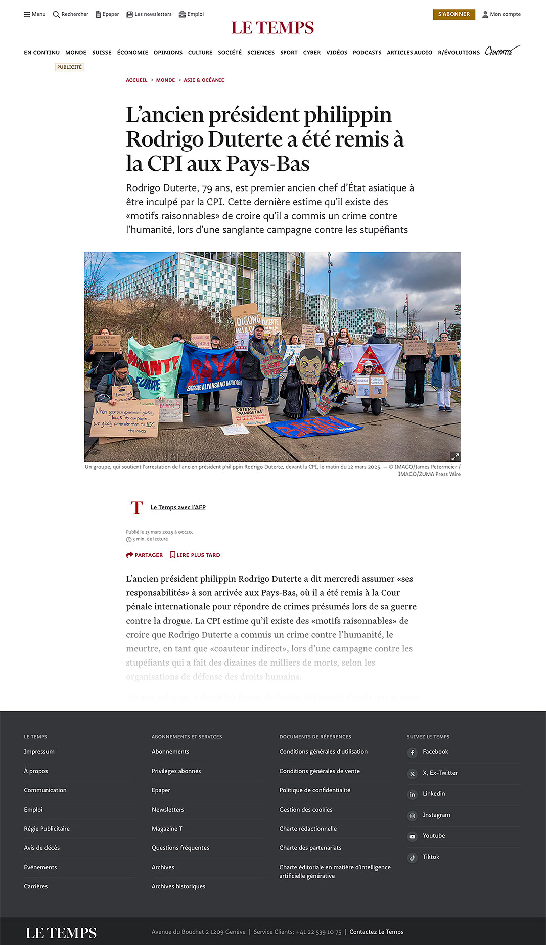 LeTemps.CH - March 13, 2025