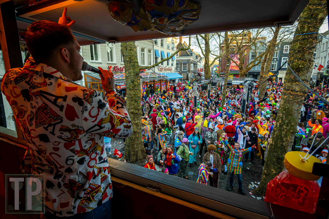 Thousands of revellers packed the streets of Breda, the Netherlands, to dance, drink, and enjoy music during Carnaval 2025.