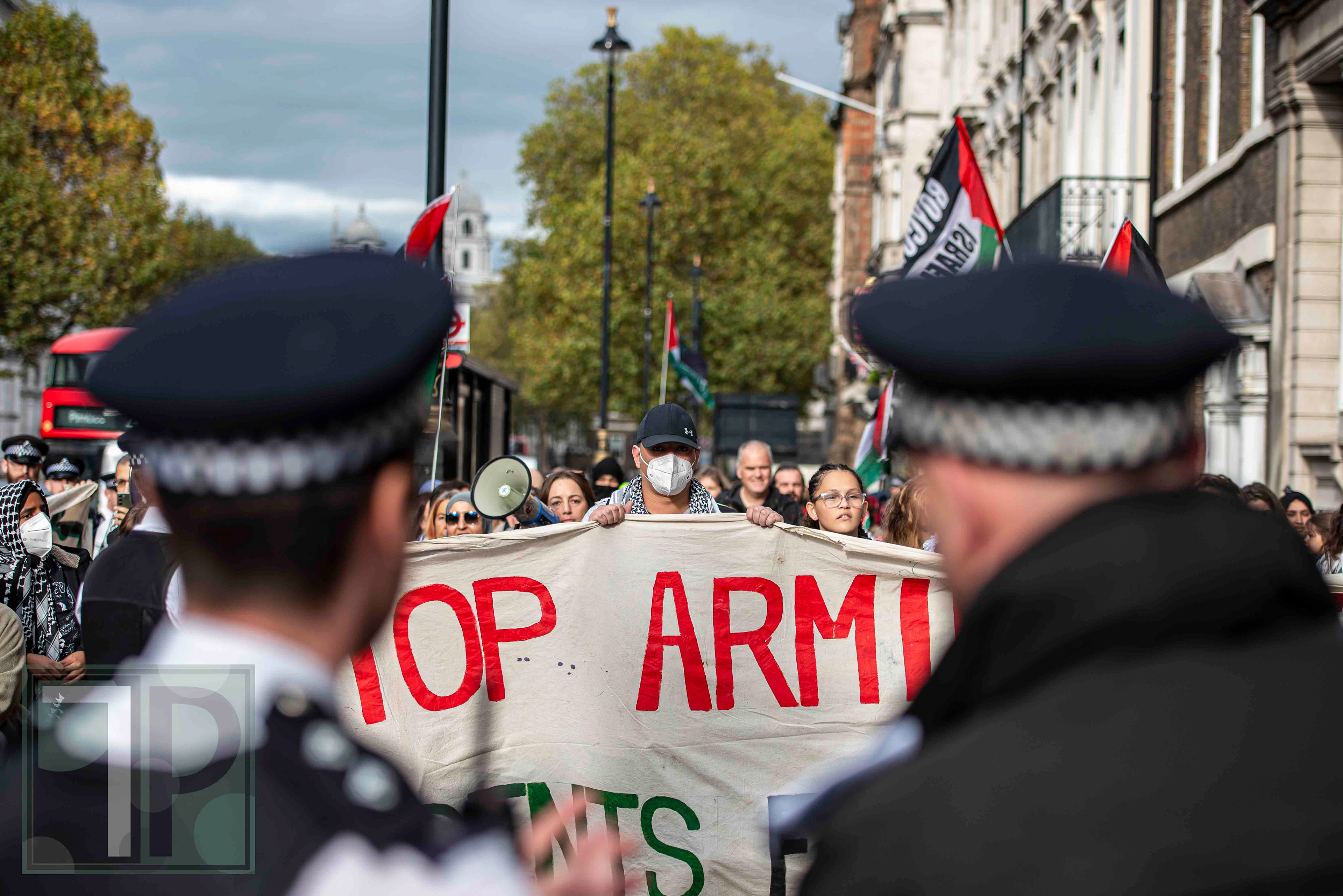 Protestors Then Marched to the Palace of Westminster to Demonstrate Against the UK Government’s Complacency With The Violence In Gaza.