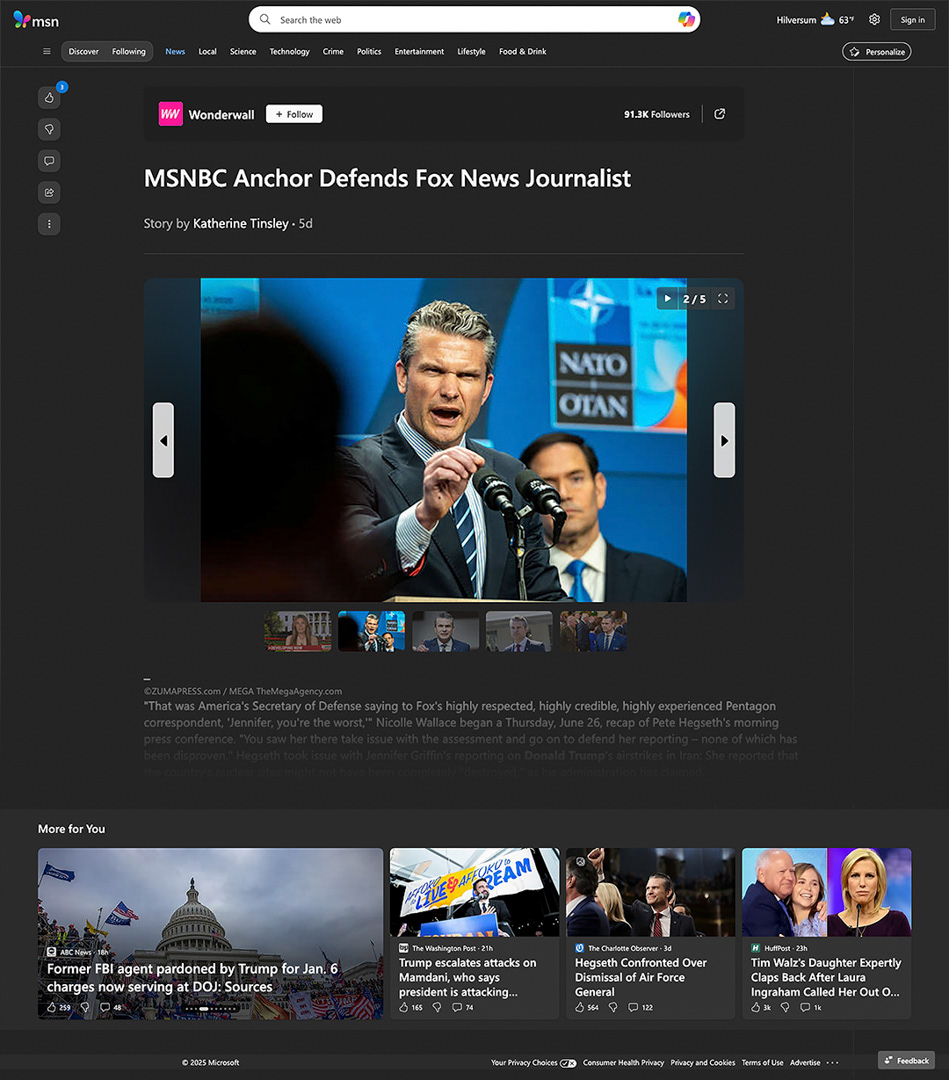 MSN.com via Wonderwall.com [United States] - June 28, 2025