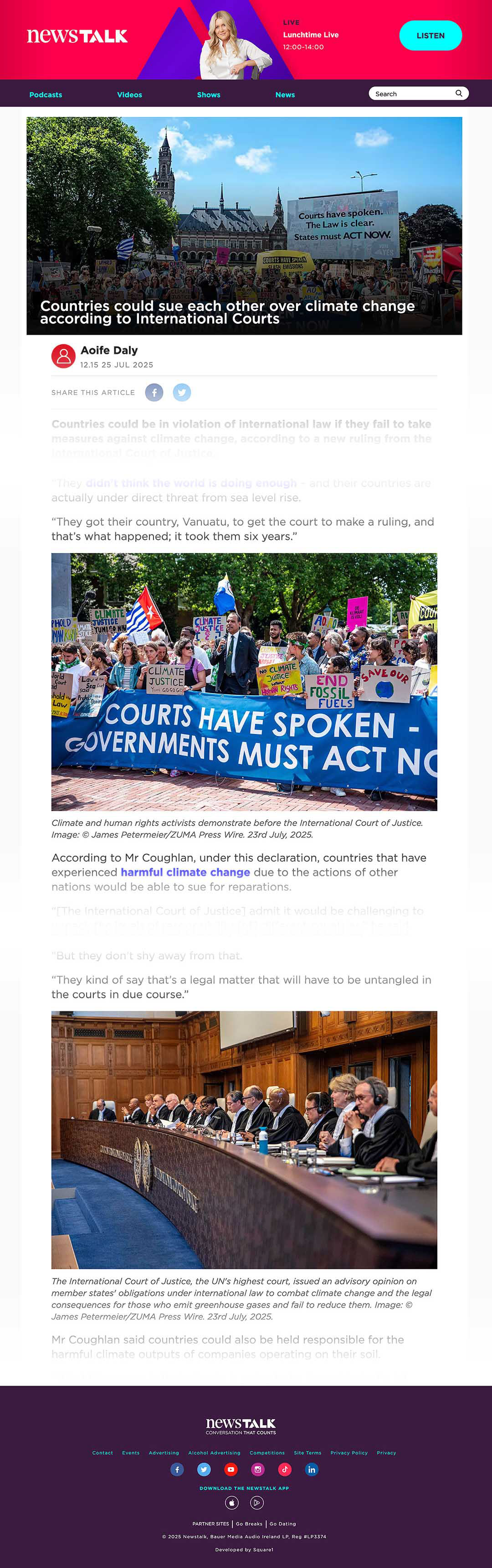 newstalk.com [Ireland] - July 25, 2025