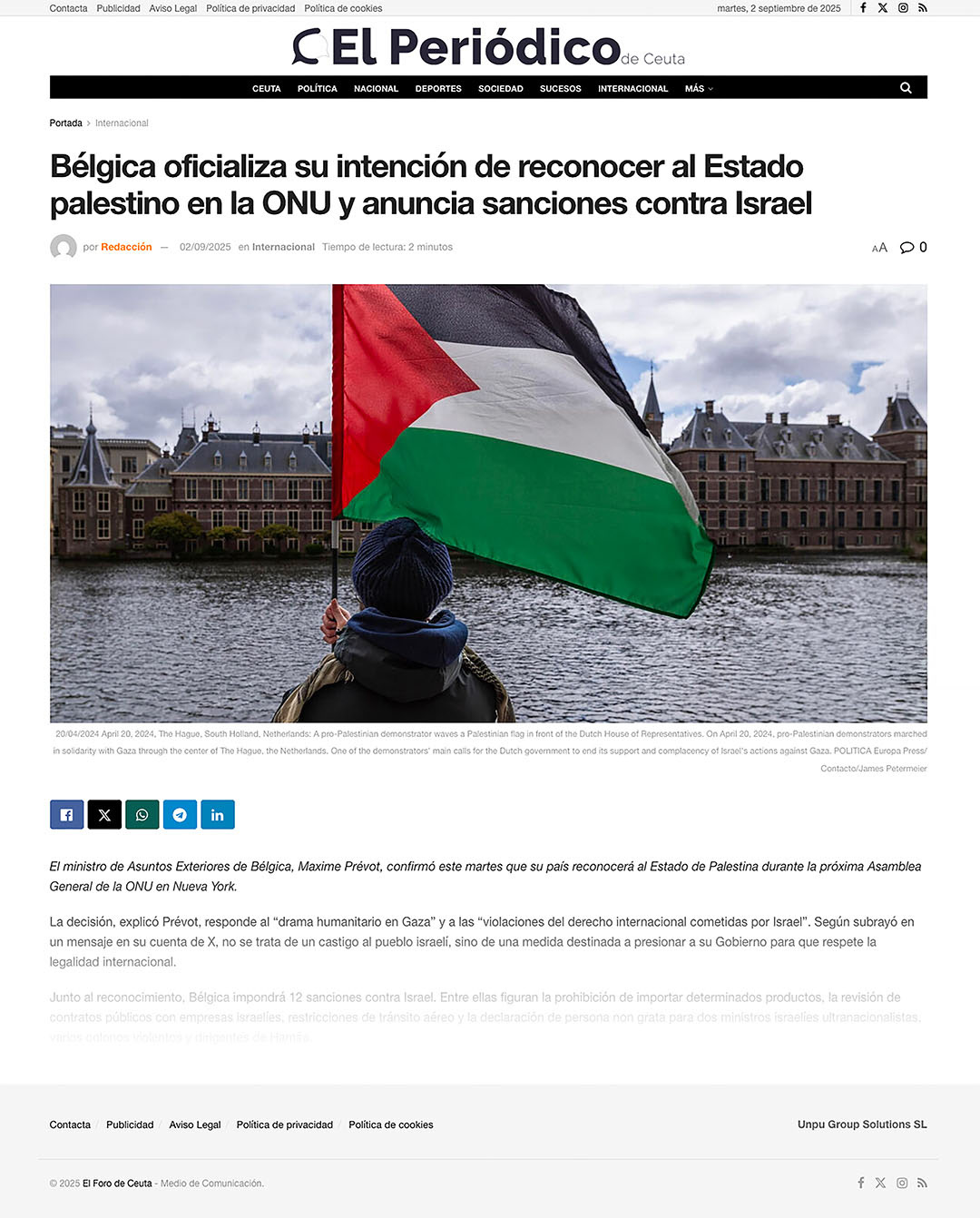 elperiodicodeceuta.es [Spain] - September 2, 2025