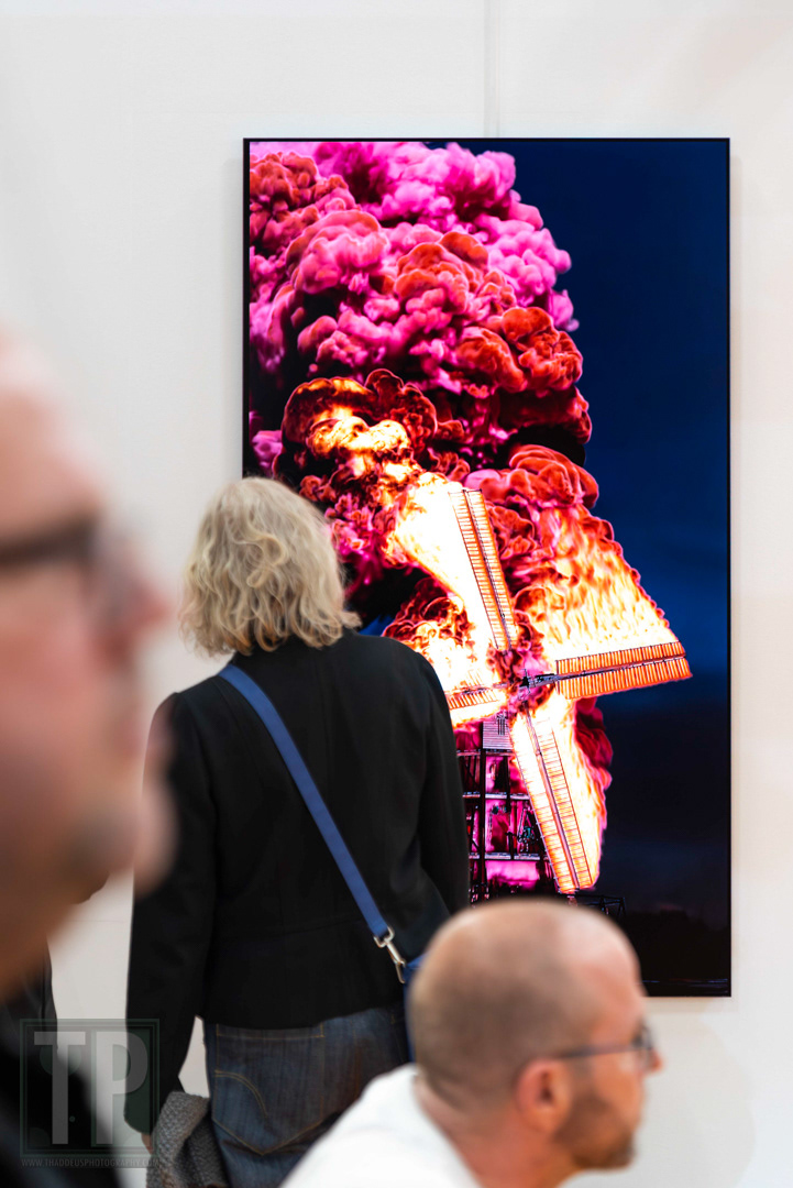 Work "Shape of Wind and Fire" By Artist Jaehun Park - Presented by Bradwolff & Partners.