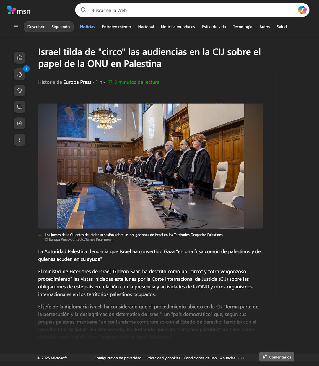MSN.com [Spain] - April 29, 2025