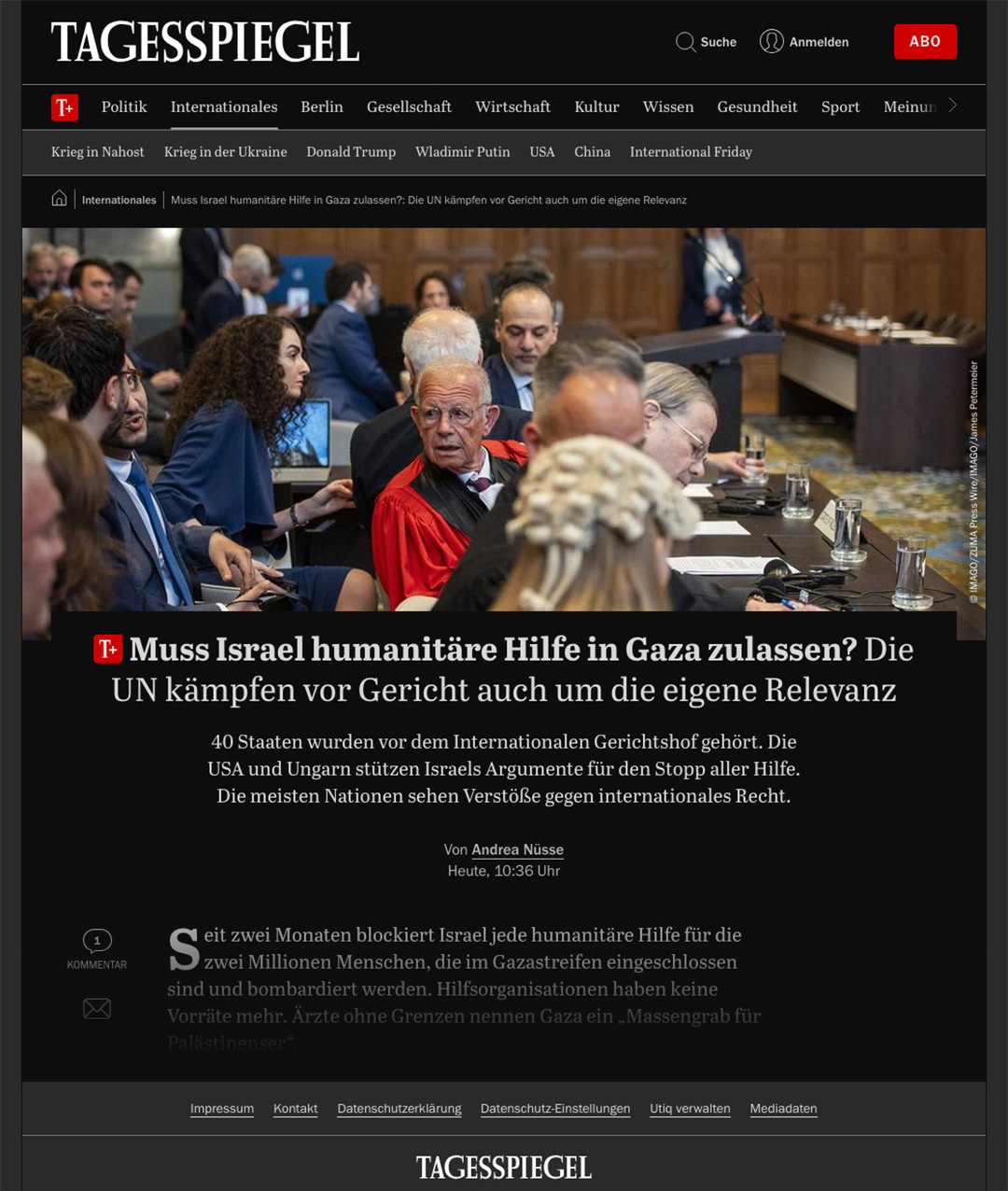 tagesspiegel.de [Germany] - May 2, 2025