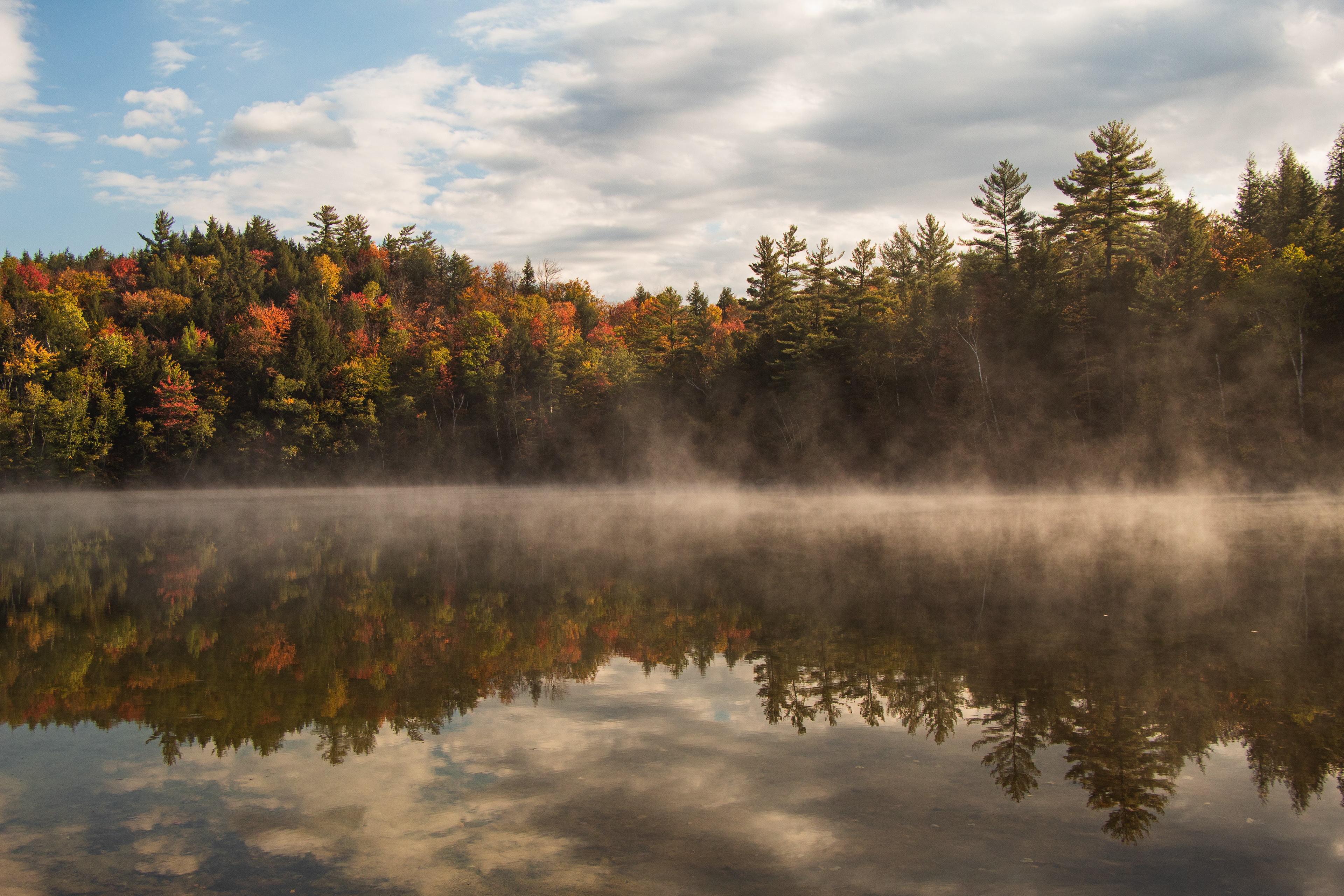 The aptly named Mirror Lake