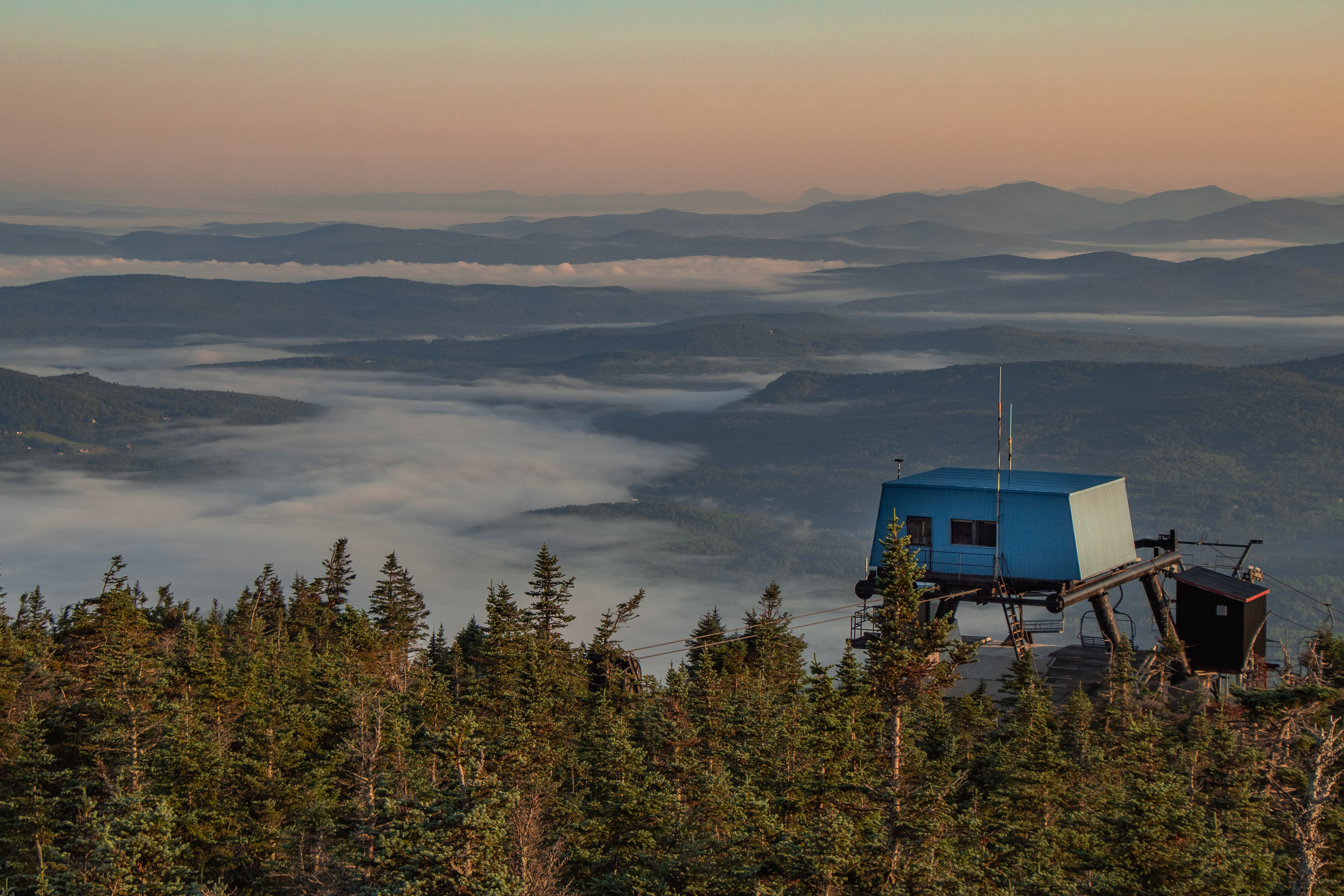 Sunrise from Cannon Mountain
