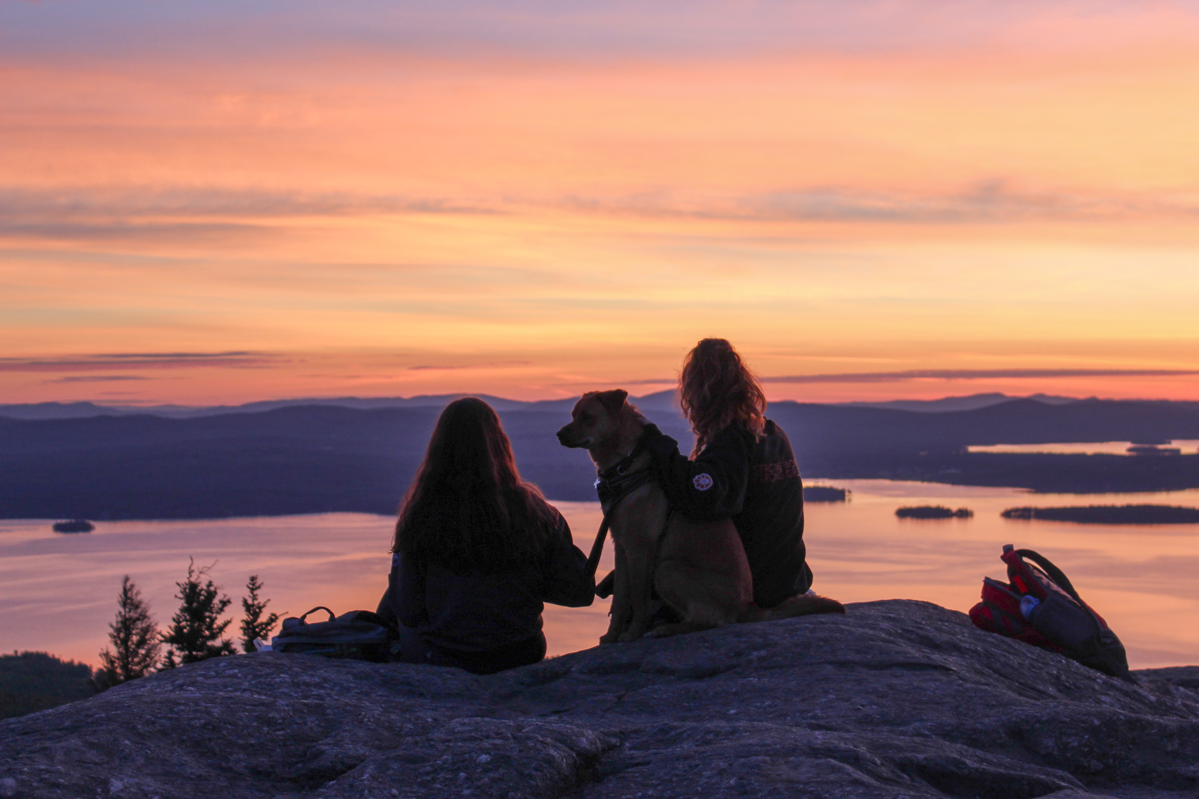 Mt. Major and Lake Winnepesaukee at sunrise