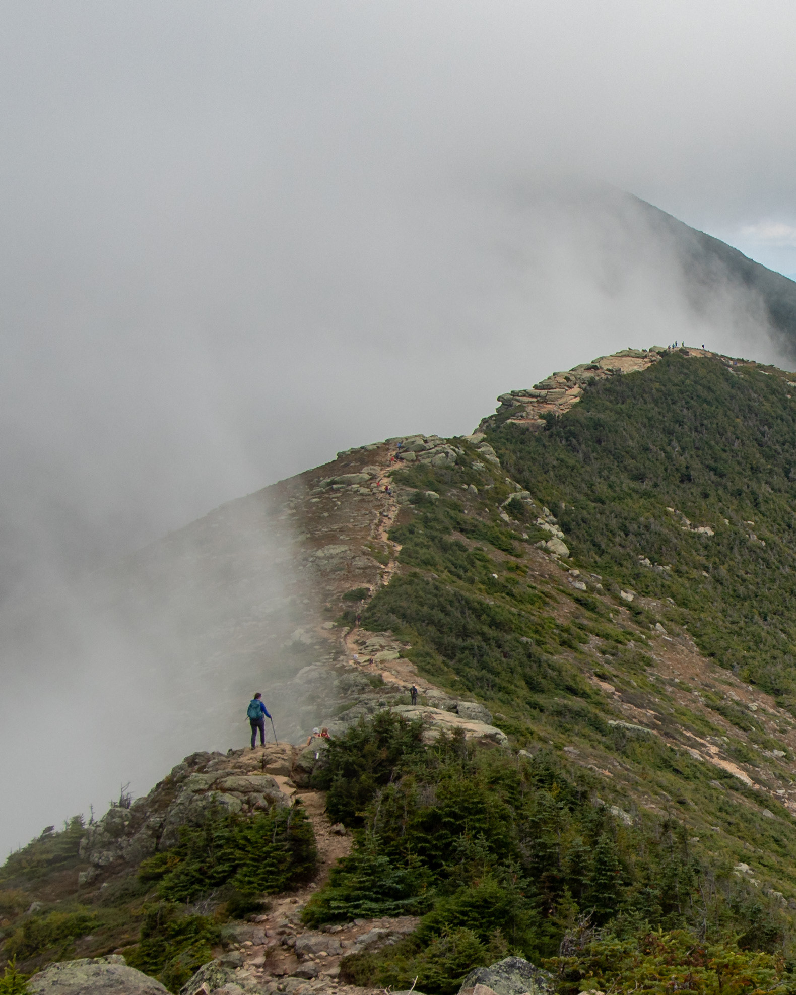A blustery September day on Franconia Ridge