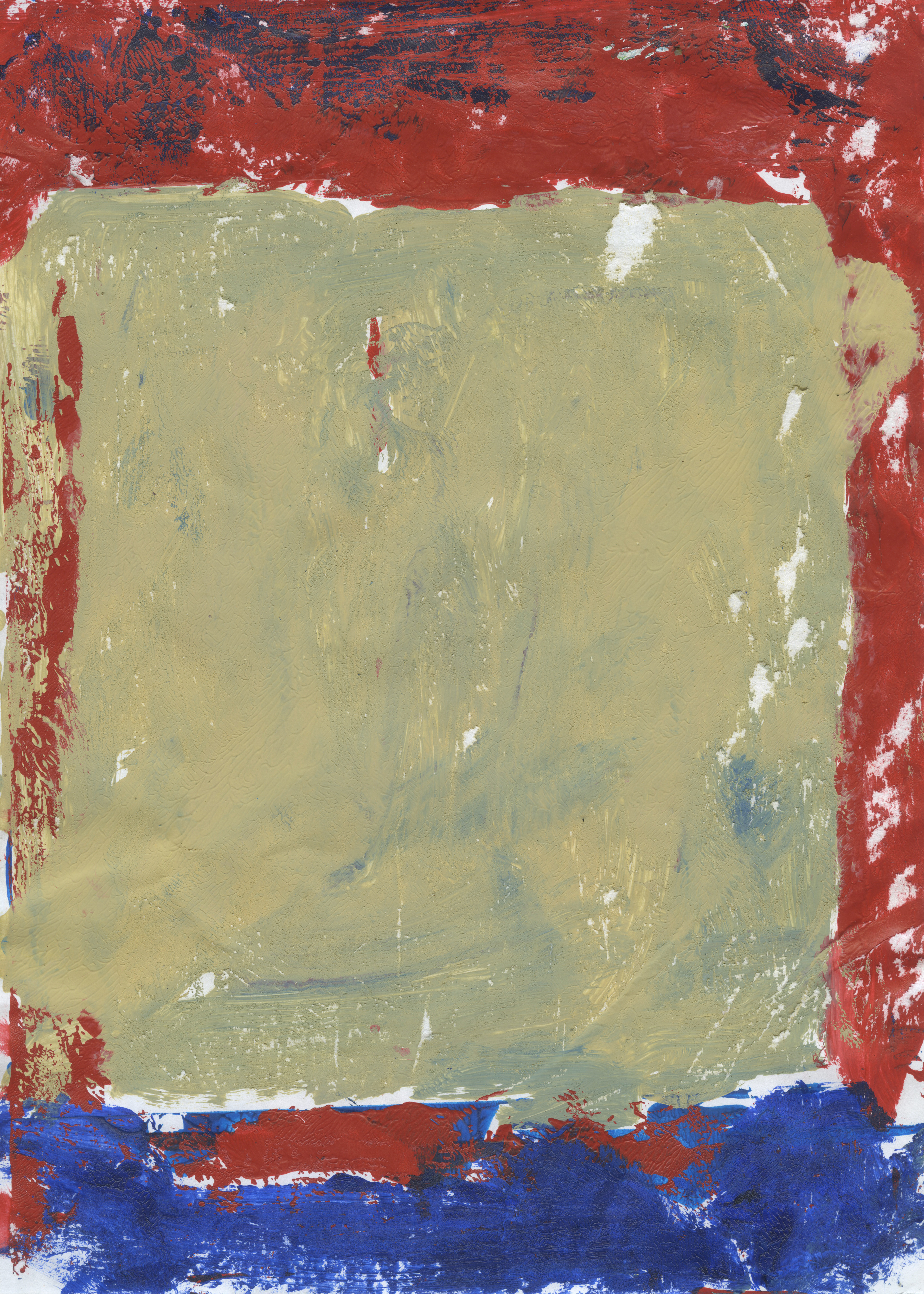 Untitled, Acrylic and Vinyl Paint on Paper, 21x29.7cm, 2025