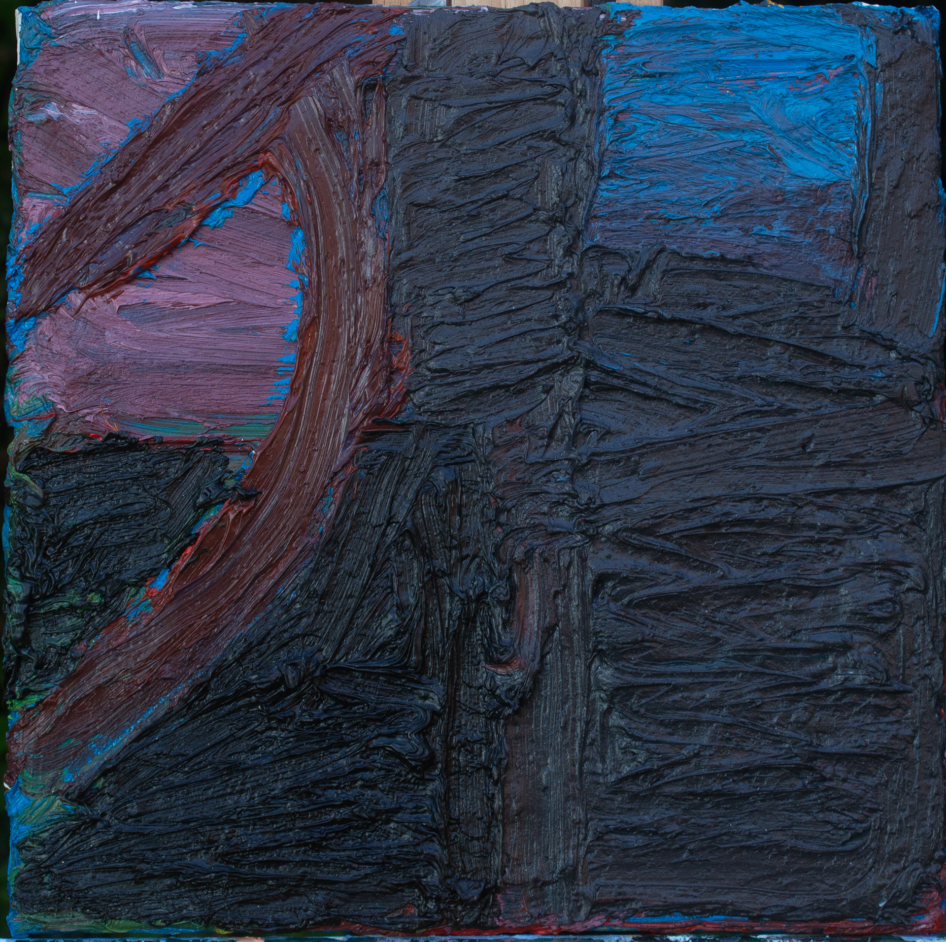 Landscape I, Oil on Canvas, 35x35cm, 2025