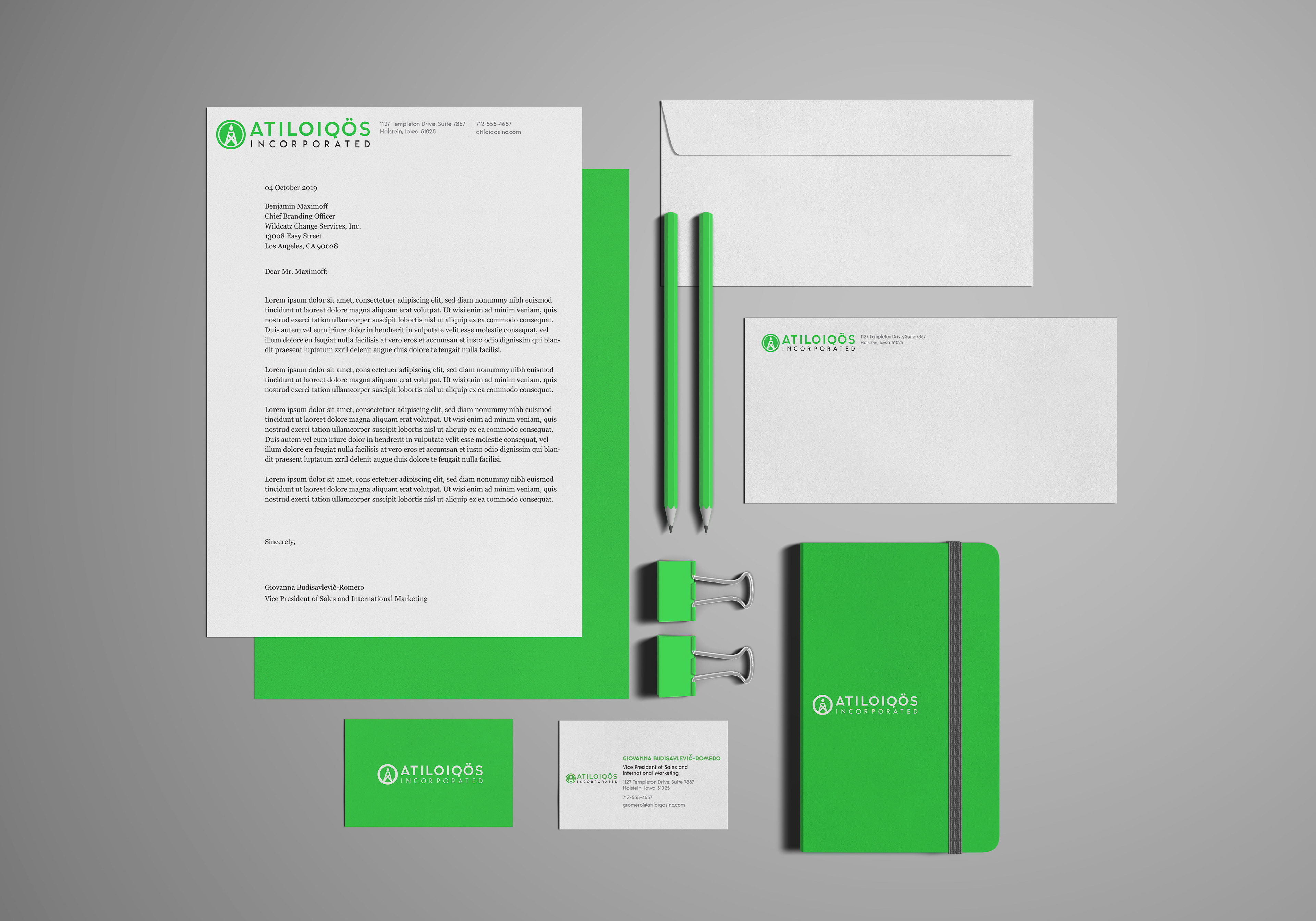 Atiloiqös Stationery Set
