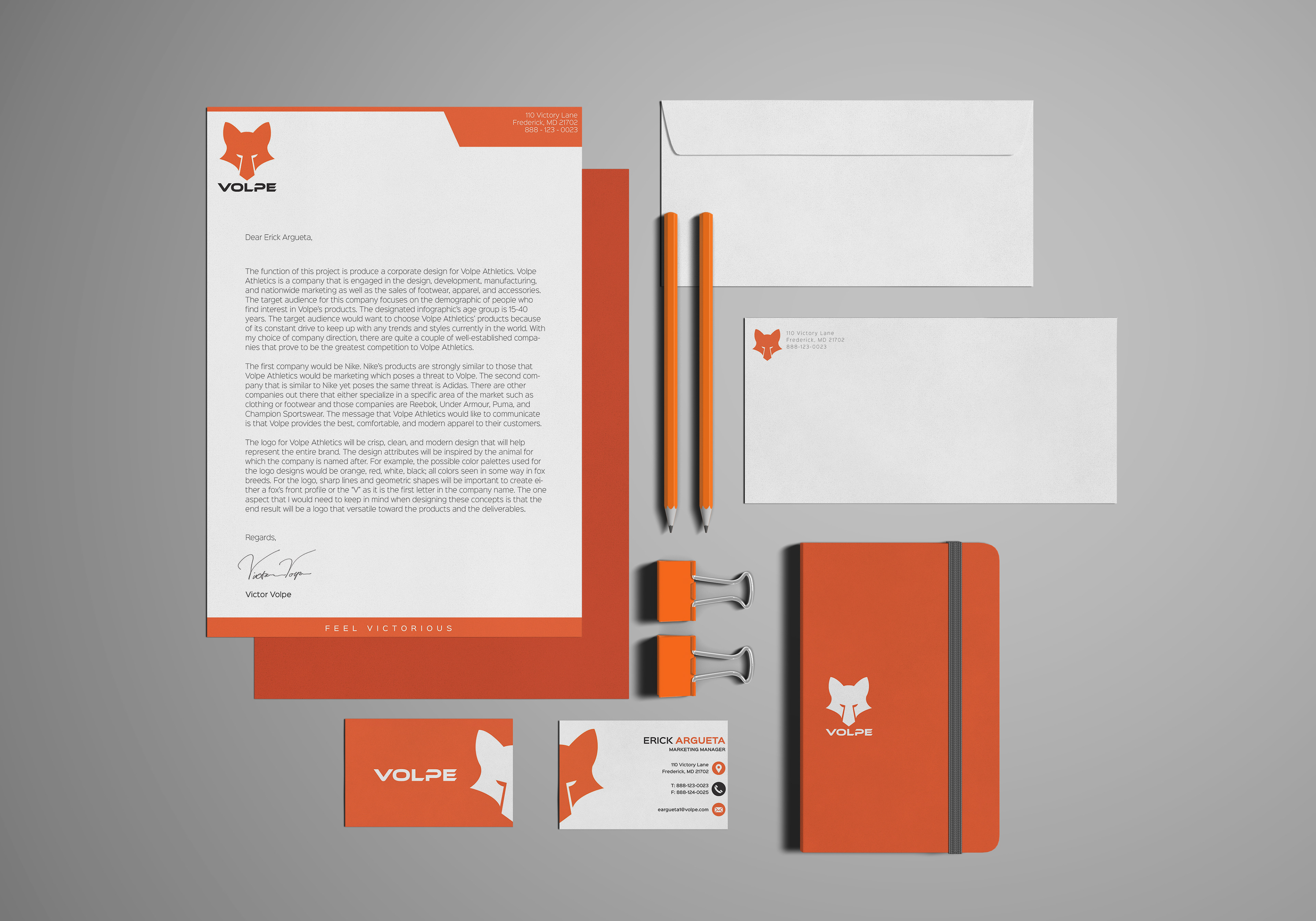 Volpe Stationery