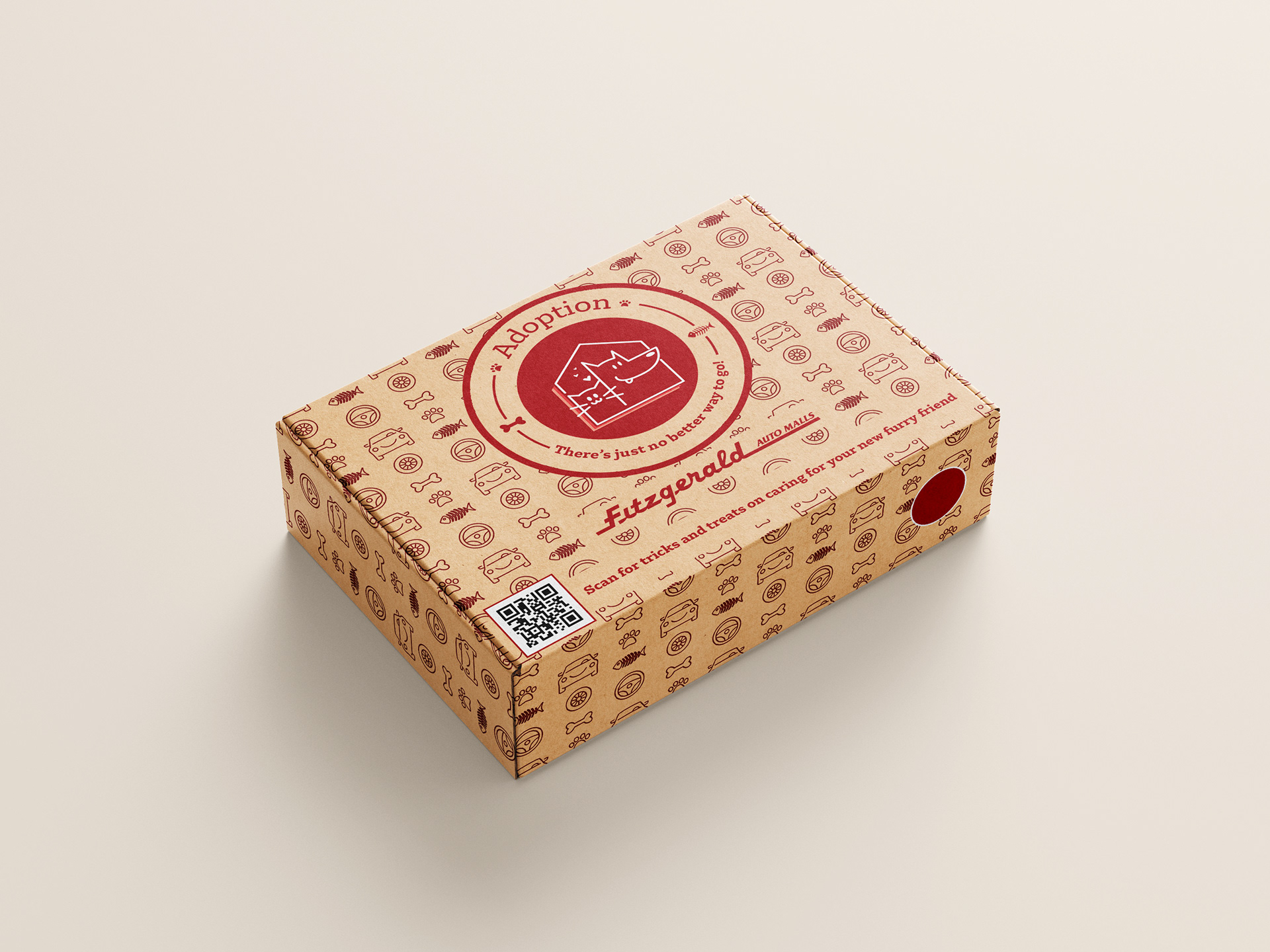 Pet Adoption Box (Top View)