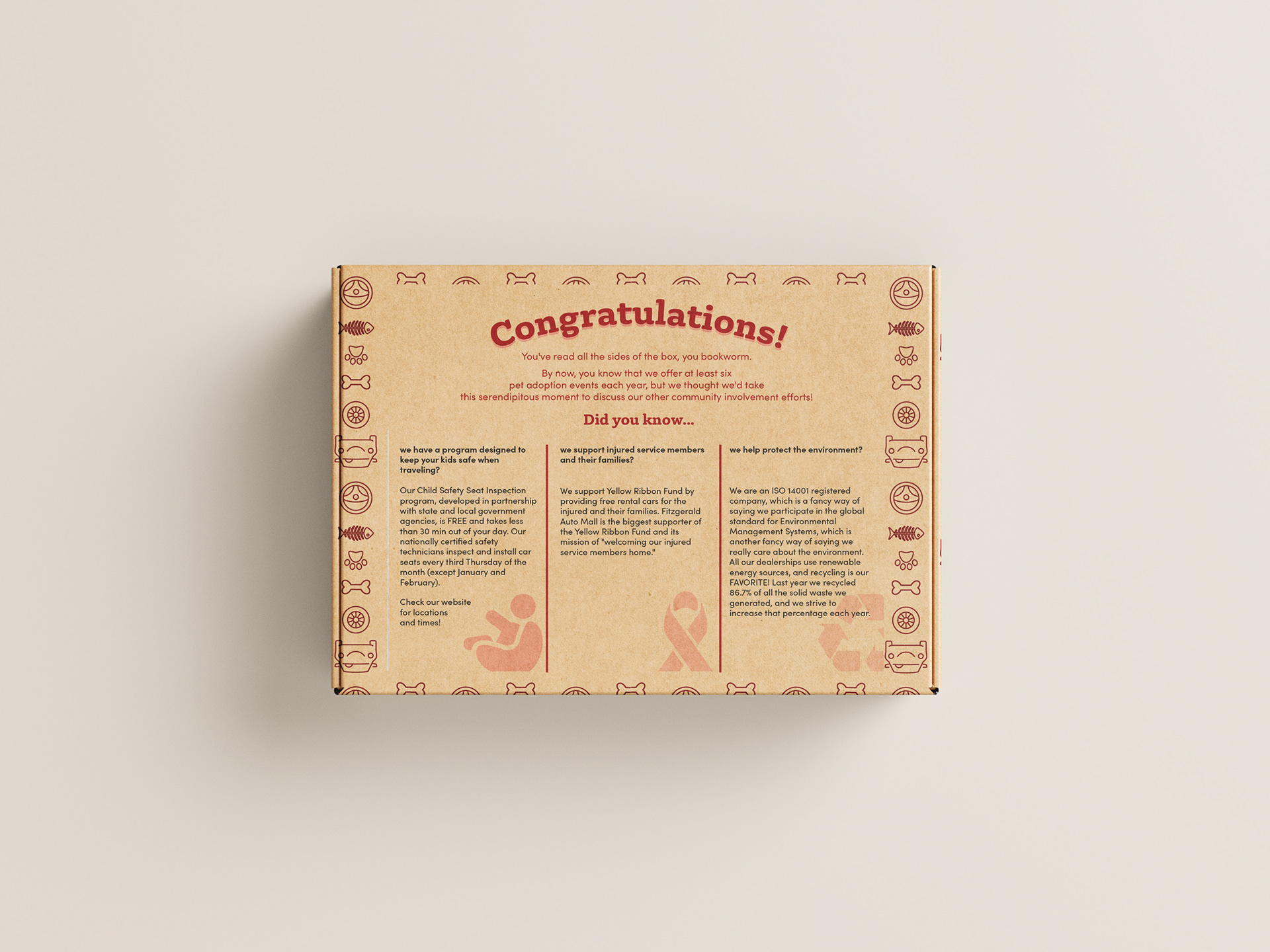 Pet Adoption Box (Bottom View)