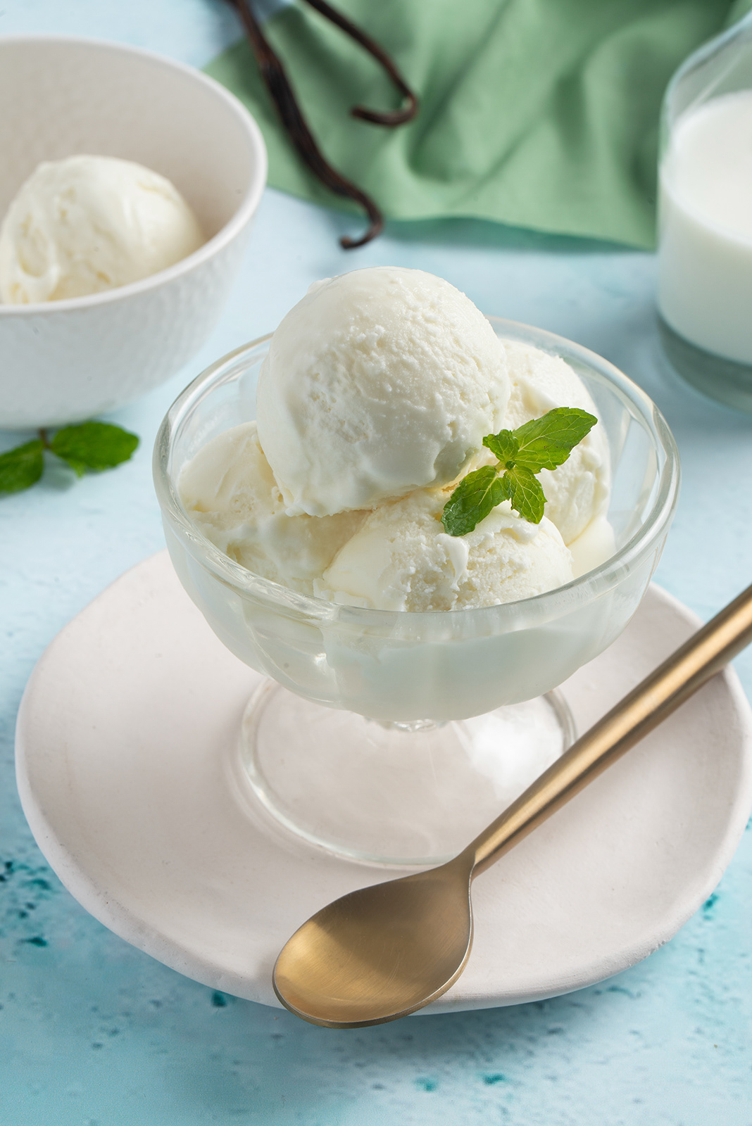Bangkok Vanilla Ice Cream prop styling for Verandah Deli.