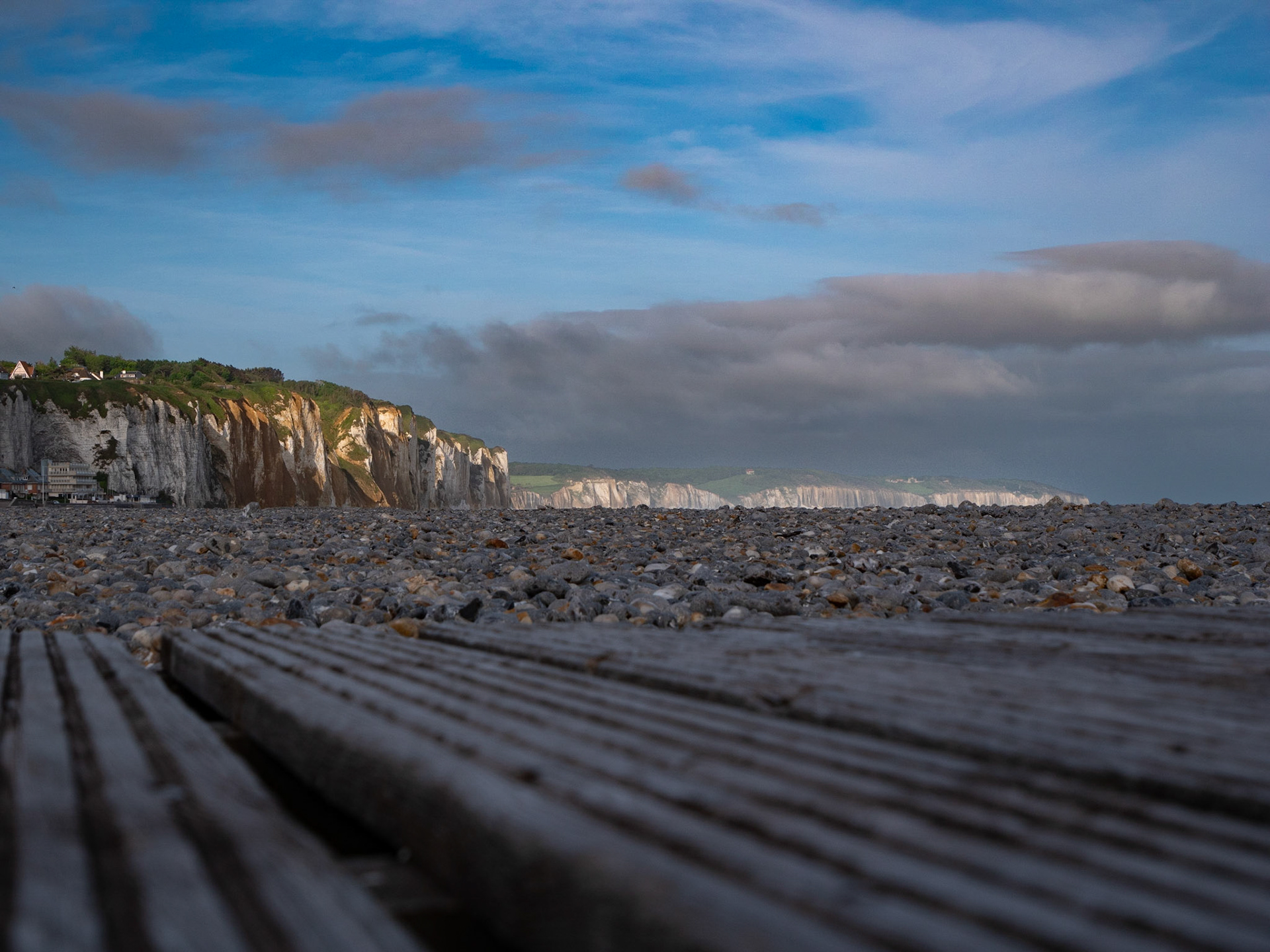 Les falaises de Dieppe, victime de l'érosion