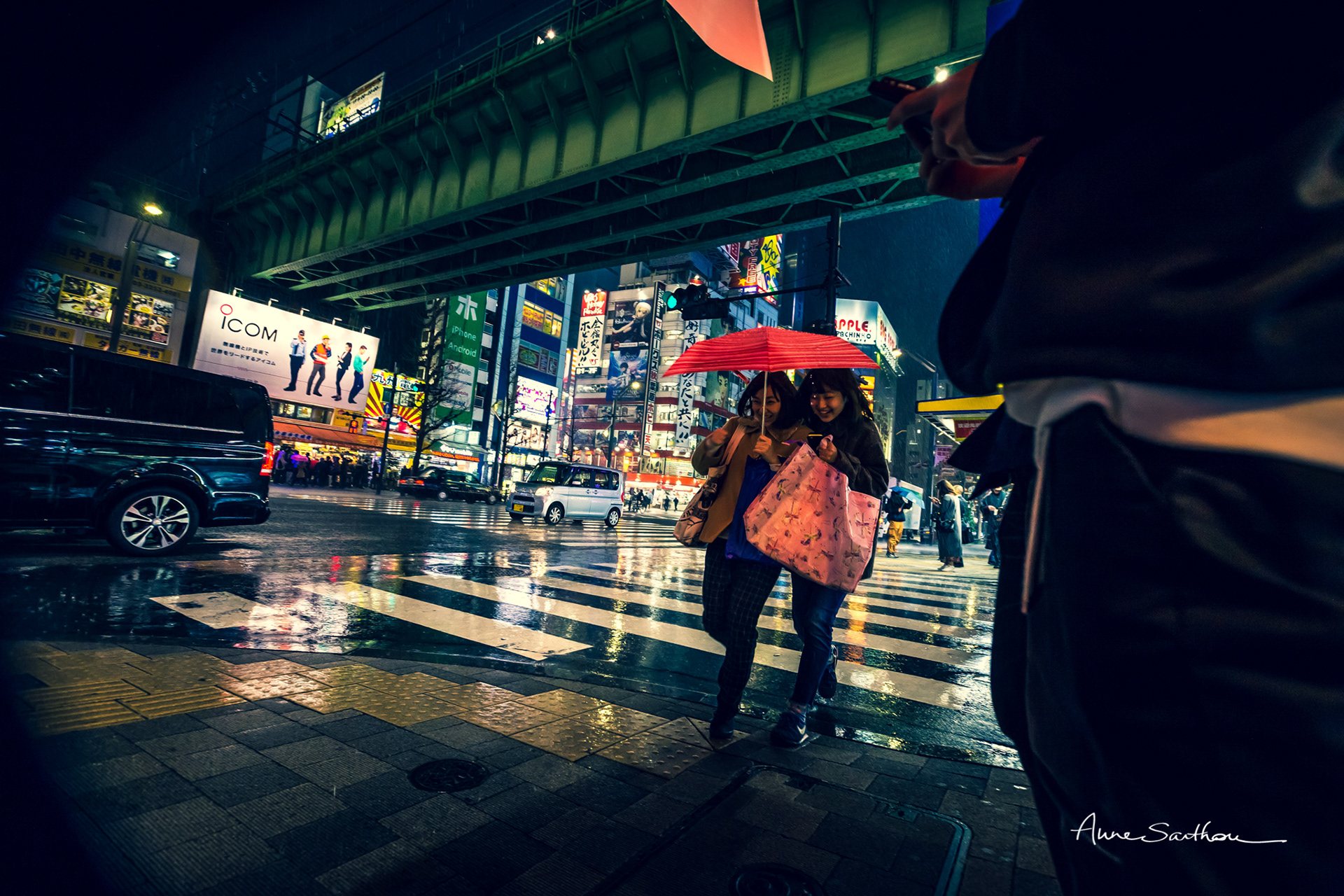 Le parapluie rouge
