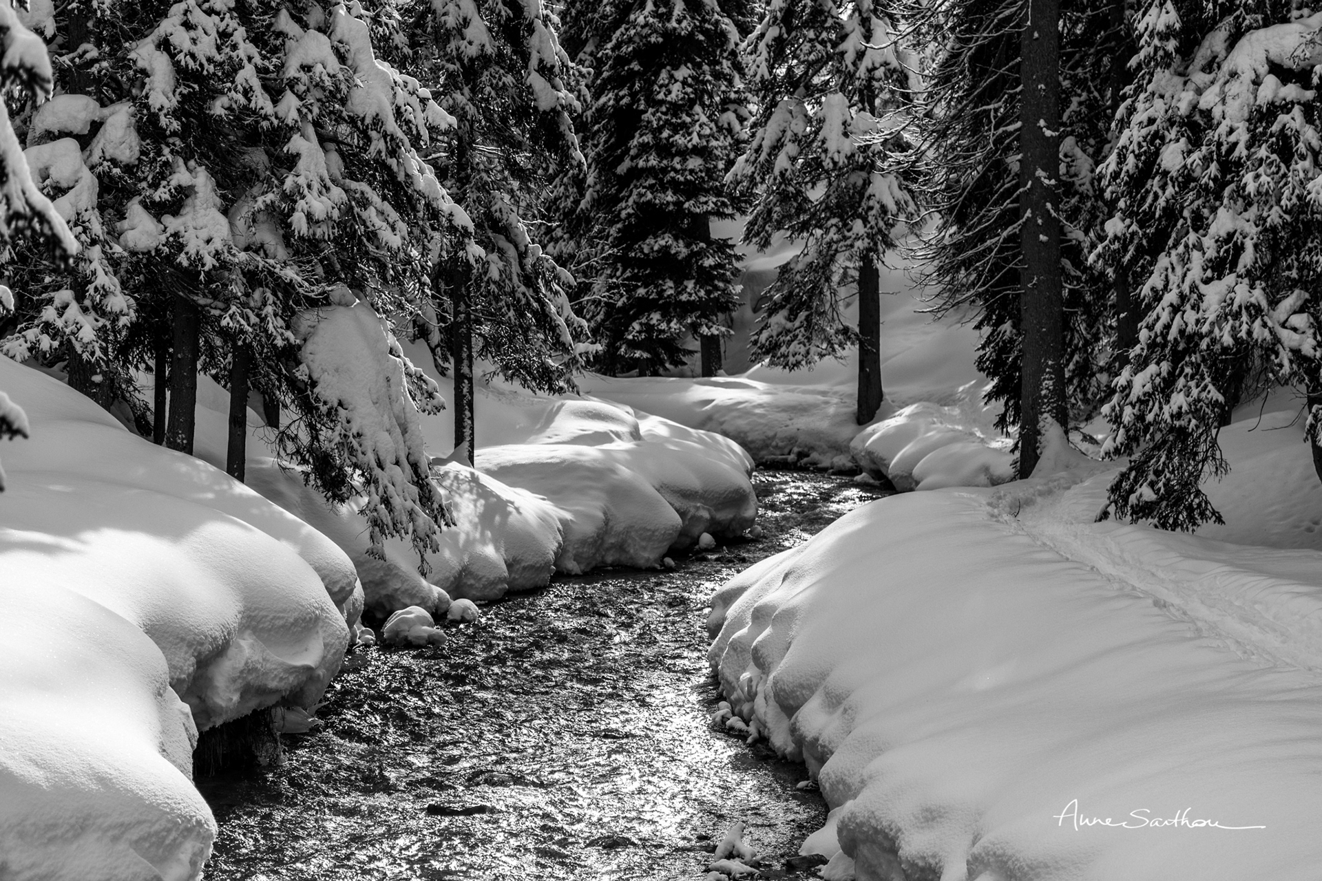 La rivière glacée
