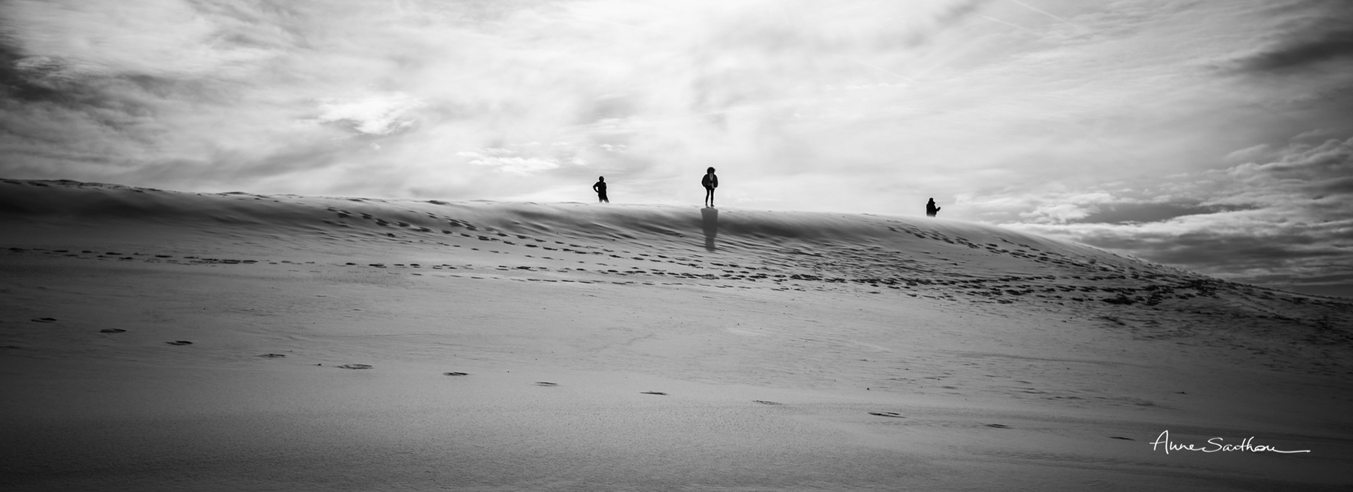 Trio sur la dune