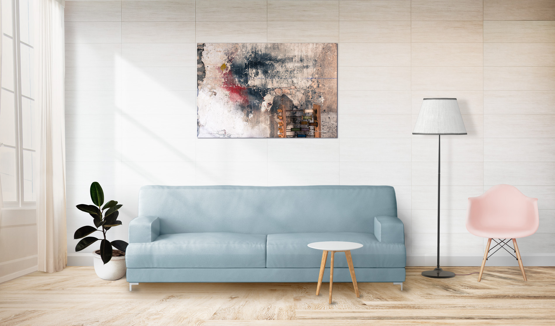 Tirage sur alu Dibond- 105 x 70 cm - 550€