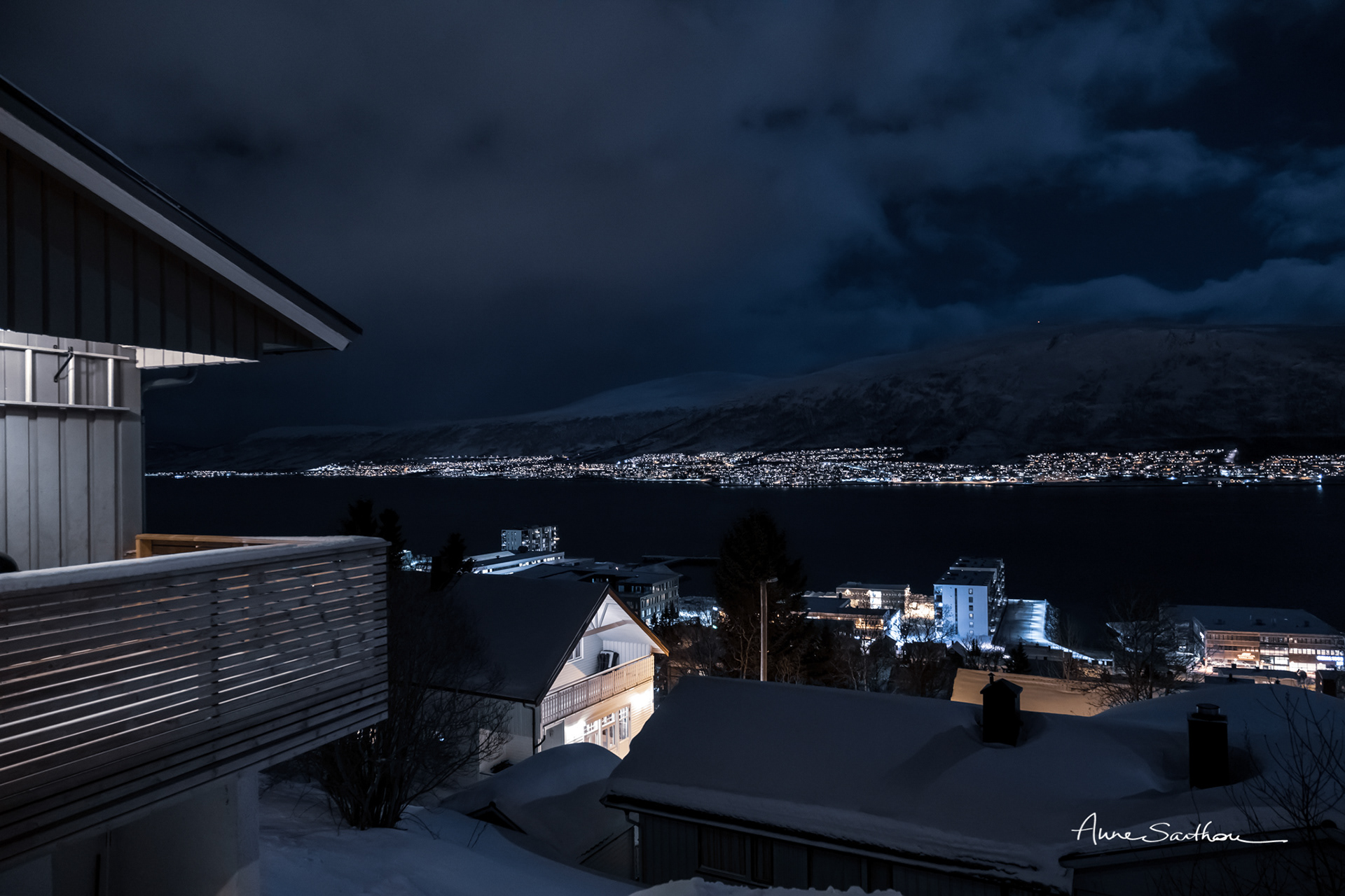 Toits du monde glacé (Tromsø, Norvège)